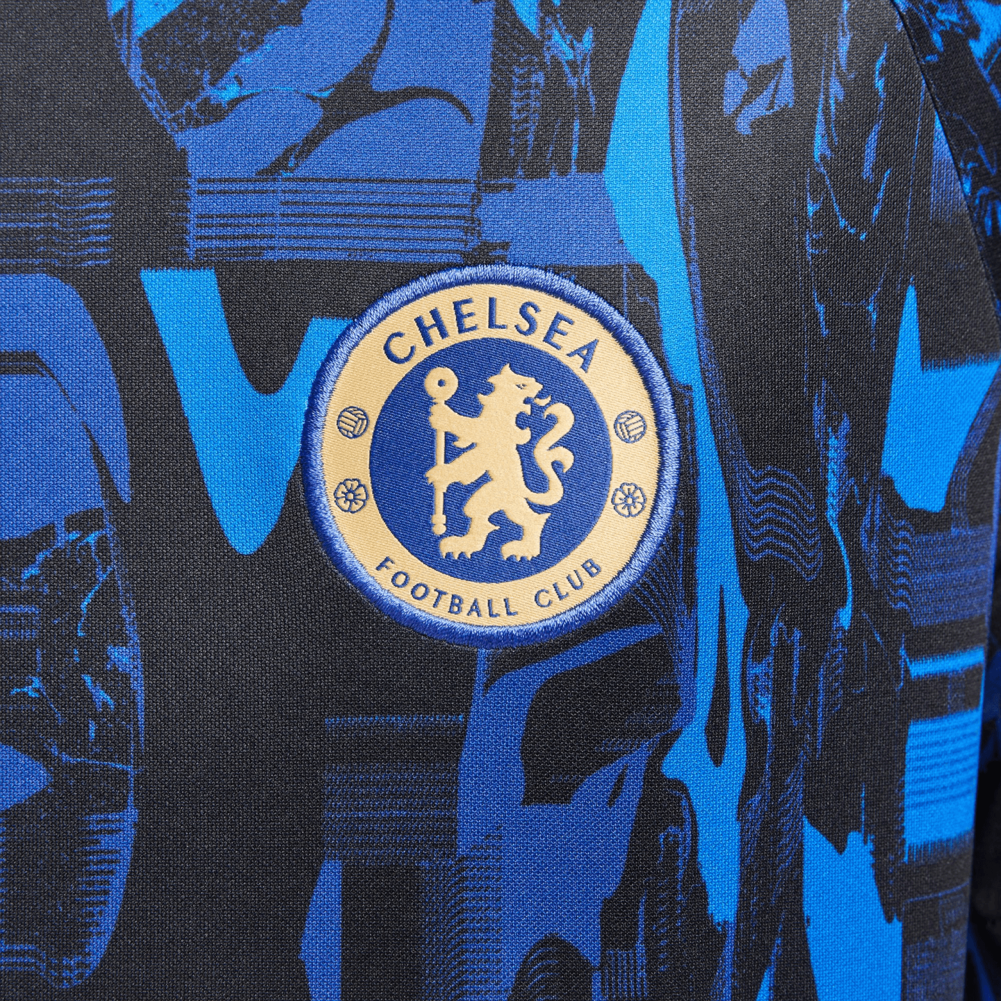 Camiseta Nike Chelsea Academy Pro antes del partido