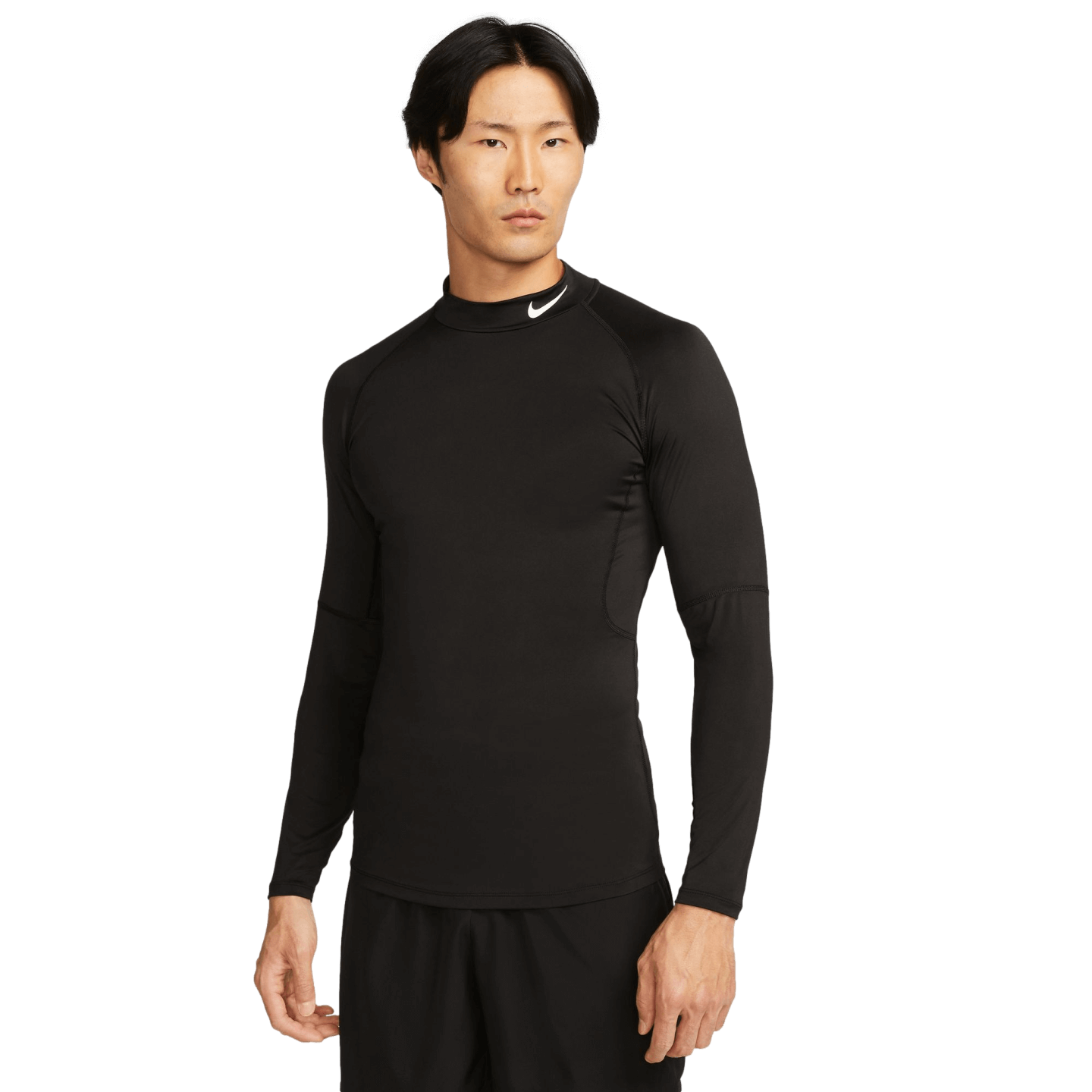 Nike Pro Mock Neck Long Sleeve Tee