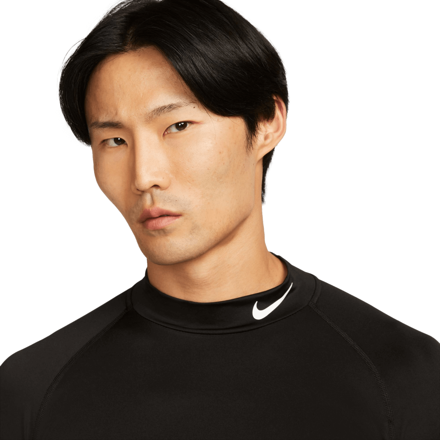 Nike Pro Mock Neck Long Sleeve Tee