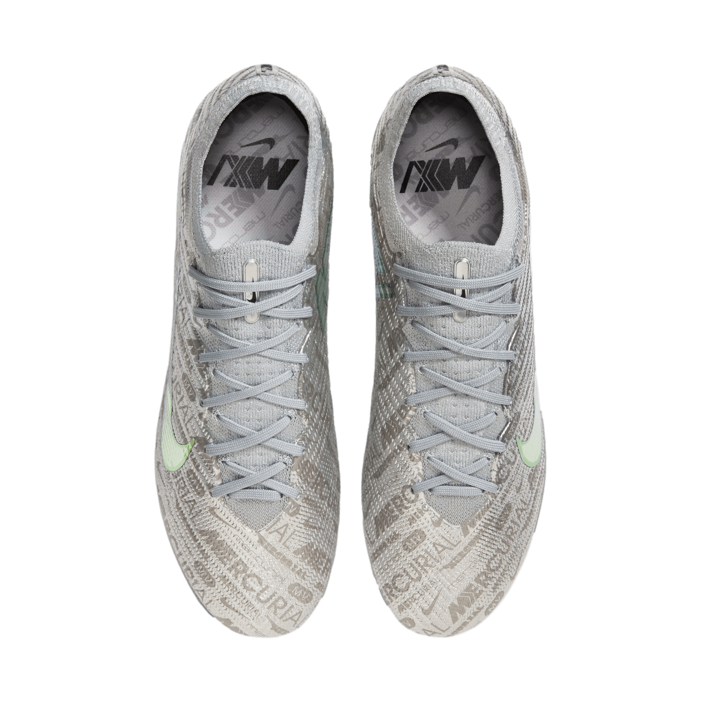 Nike Zoom Mercurial Vapor 15 Elite XXV SE FG Cleats Silver/Blue Nike Zoom Mercurial Vapor 15 Elite XXV SE FG Cleats Silver/Blue
