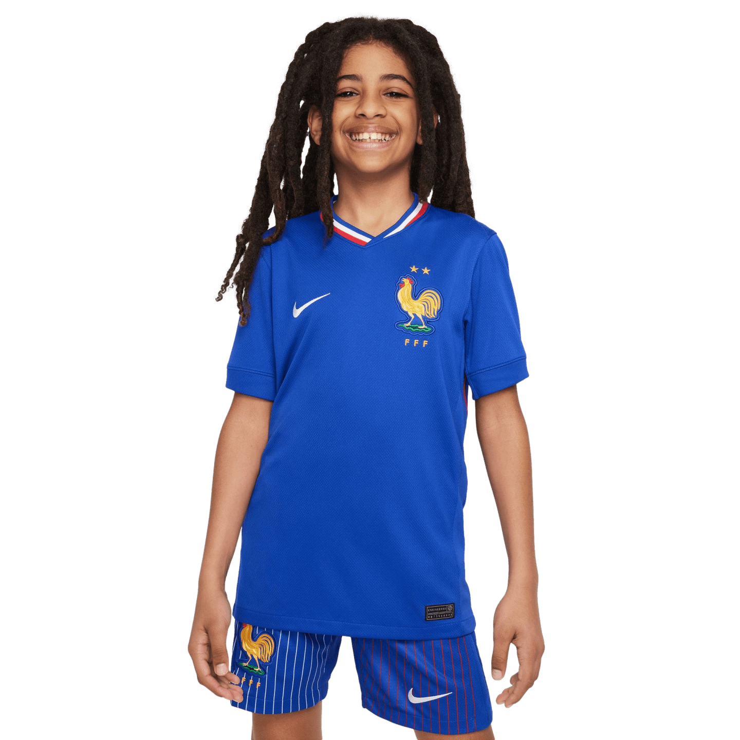 Camiseta local juvenil Nike Francia 2024