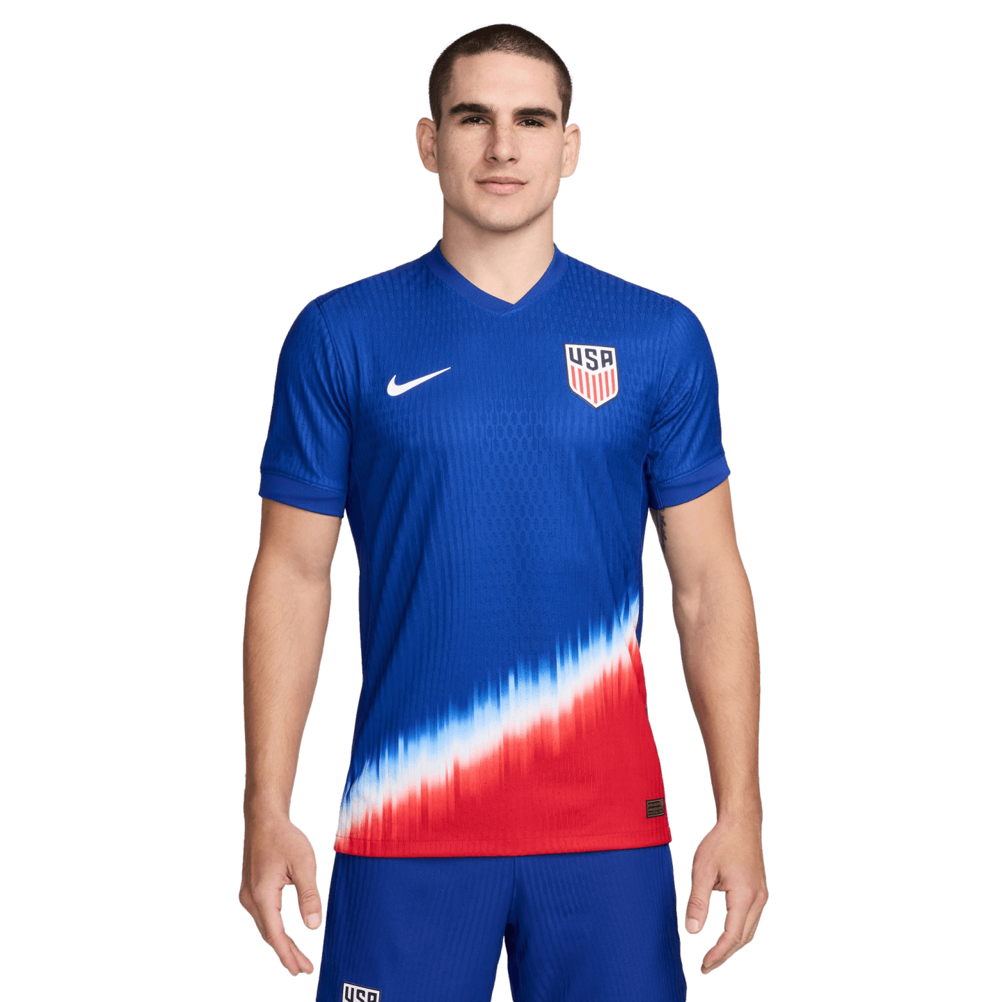 Camiseta de visitante auténtica de Nike USA 2024