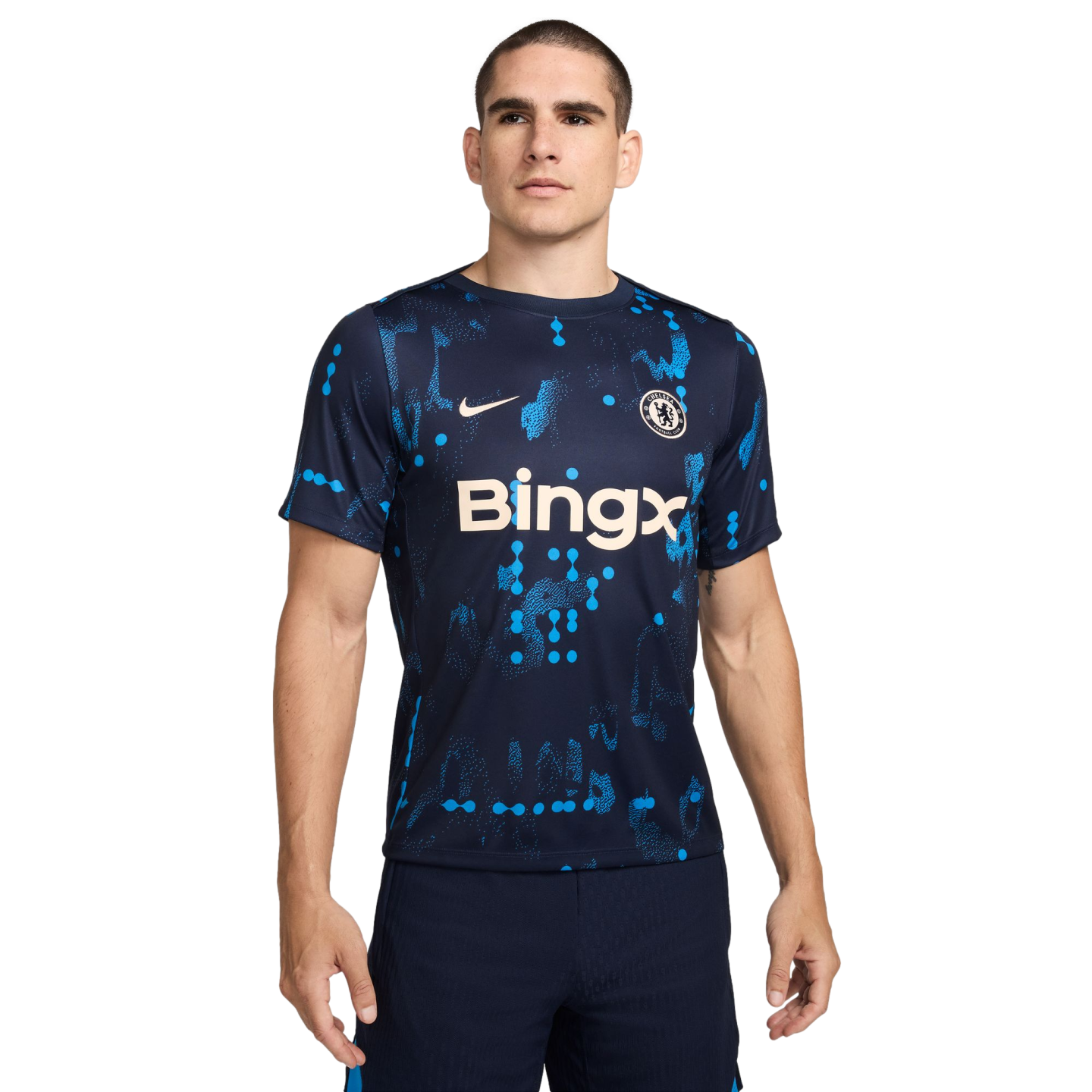 Camiseta Nike Chelsea Academy Pro antes del partido