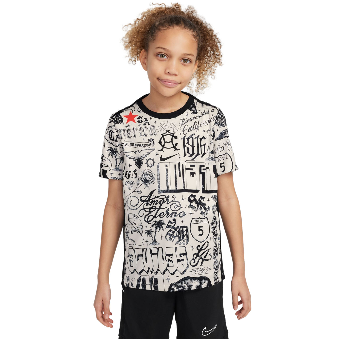 Nike Club America X CA Youth Pre-Match Jersey