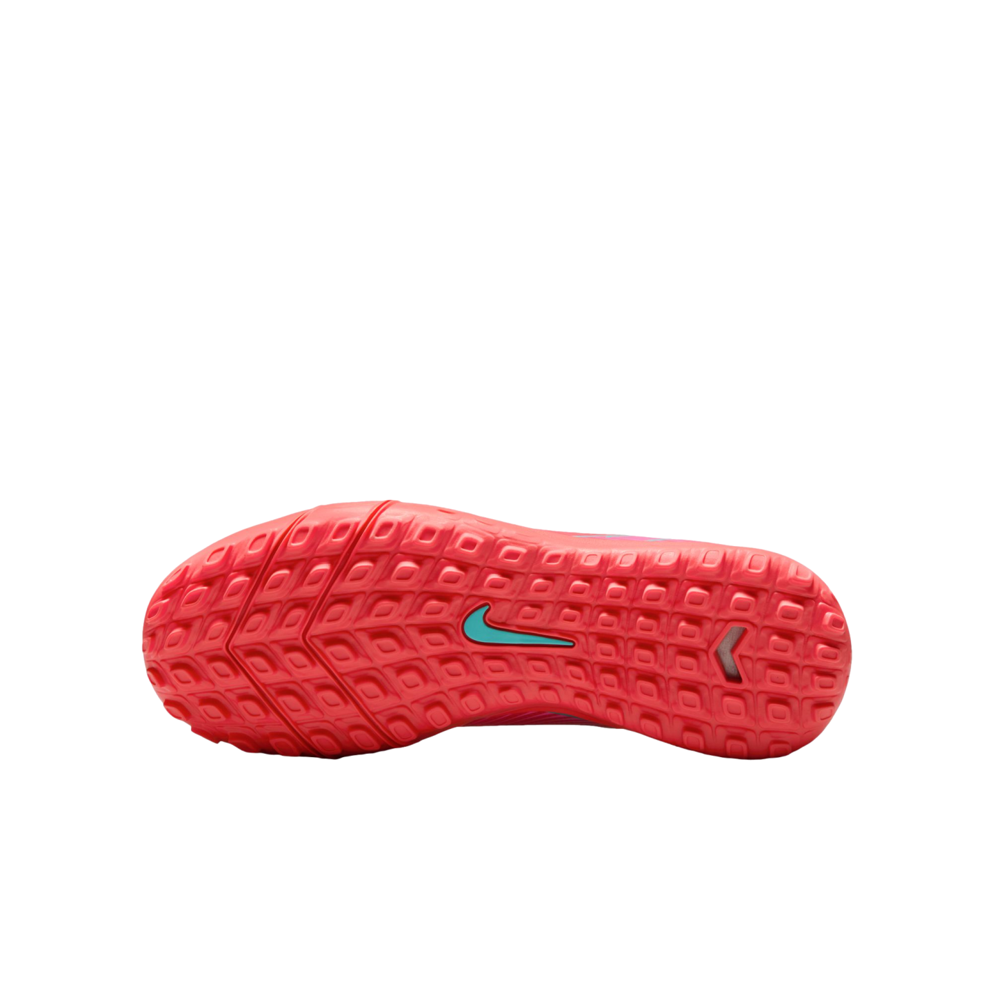 (NIKE-FQ8310-800) Zapatillas de césped artificial para jóvenes Nike Mercurial Superfly 10 Academy [EMBER GLOW/AURORA GREEN]