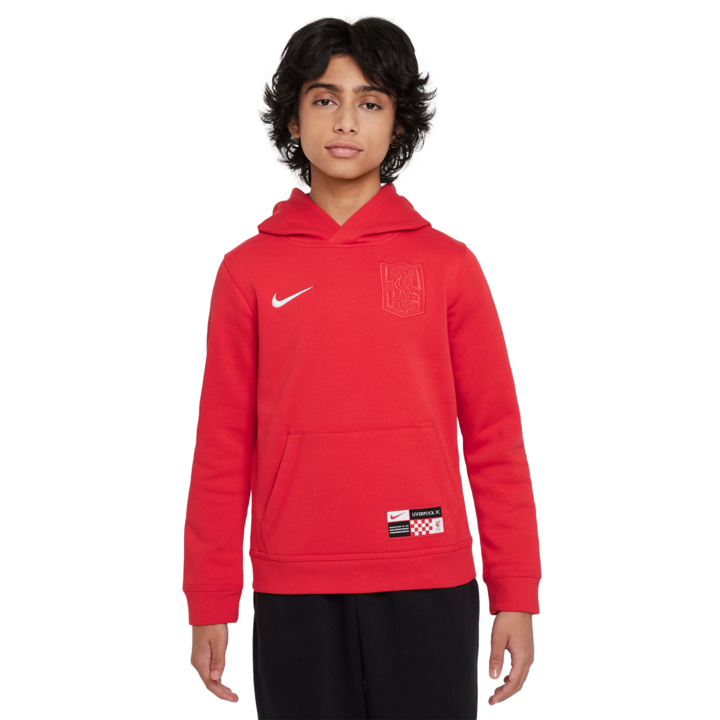 Sudadera con capucha juvenil Nike Liverpool Club