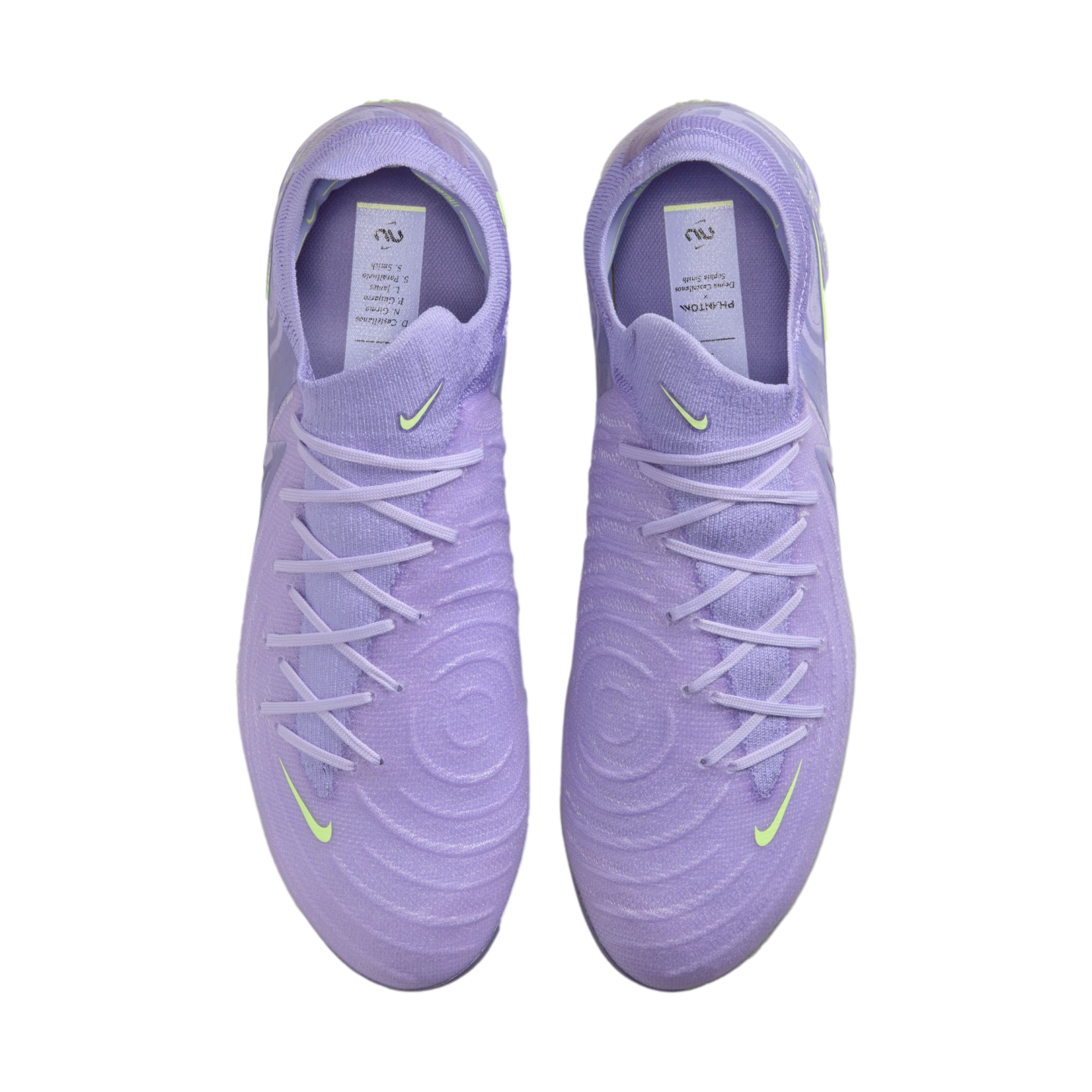 (NIKE-HF1597-500) Botas de fútbol para terreno firme Nike Phantom GX 2 Elite [PURPLE AGATE/BARELY VOLT] (lanzamiento el 5/2/25)