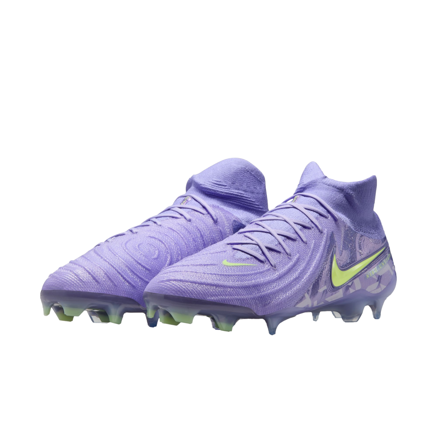 (NIKE-HF1600-500) Botas de fútbol para terreno firme Nike Luna 2 Elite [PURPLE AGATE/BARELY VOLT] (lanzamiento el 5/2/25)