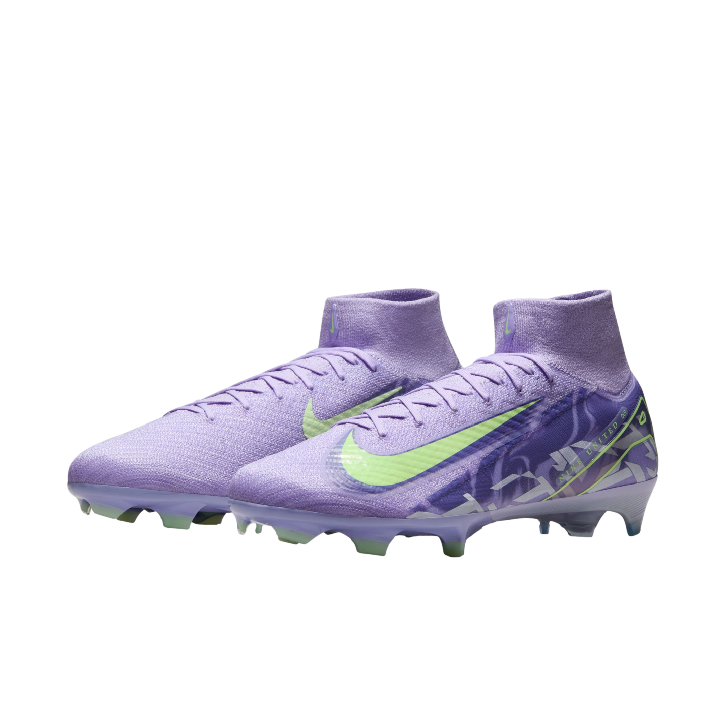 (NIKE-HF1603-500) Botas de fútbol para terreno firme Nike Mercurial Superfly 10 Elite [PURPLE AGATE/BARELY VOLT] (lanzamiento el 5/2/25)