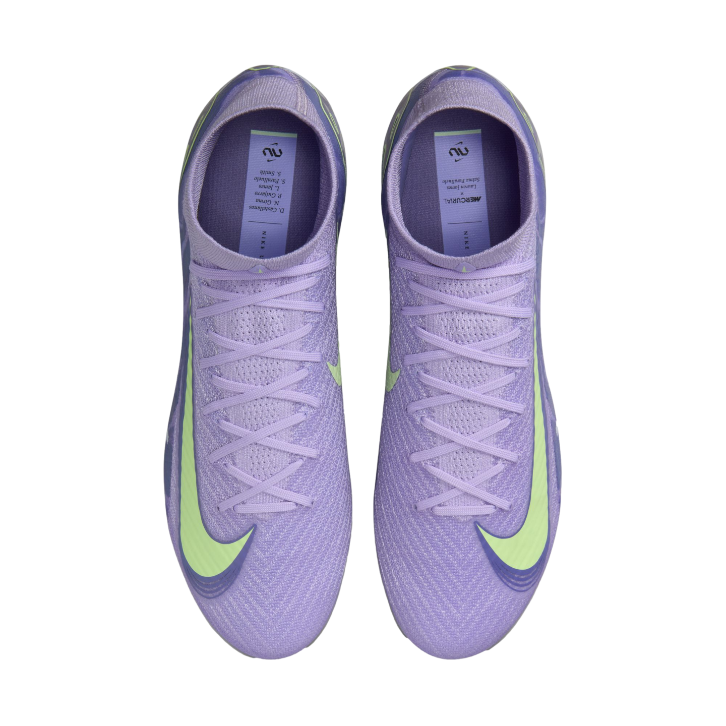 (NIKE-HF1603-500) Botas de fútbol para terreno firme Nike Mercurial Superfly 10 Elite [PURPLE AGATE/BARELY VOLT] (lanzamiento el 5/2/25)