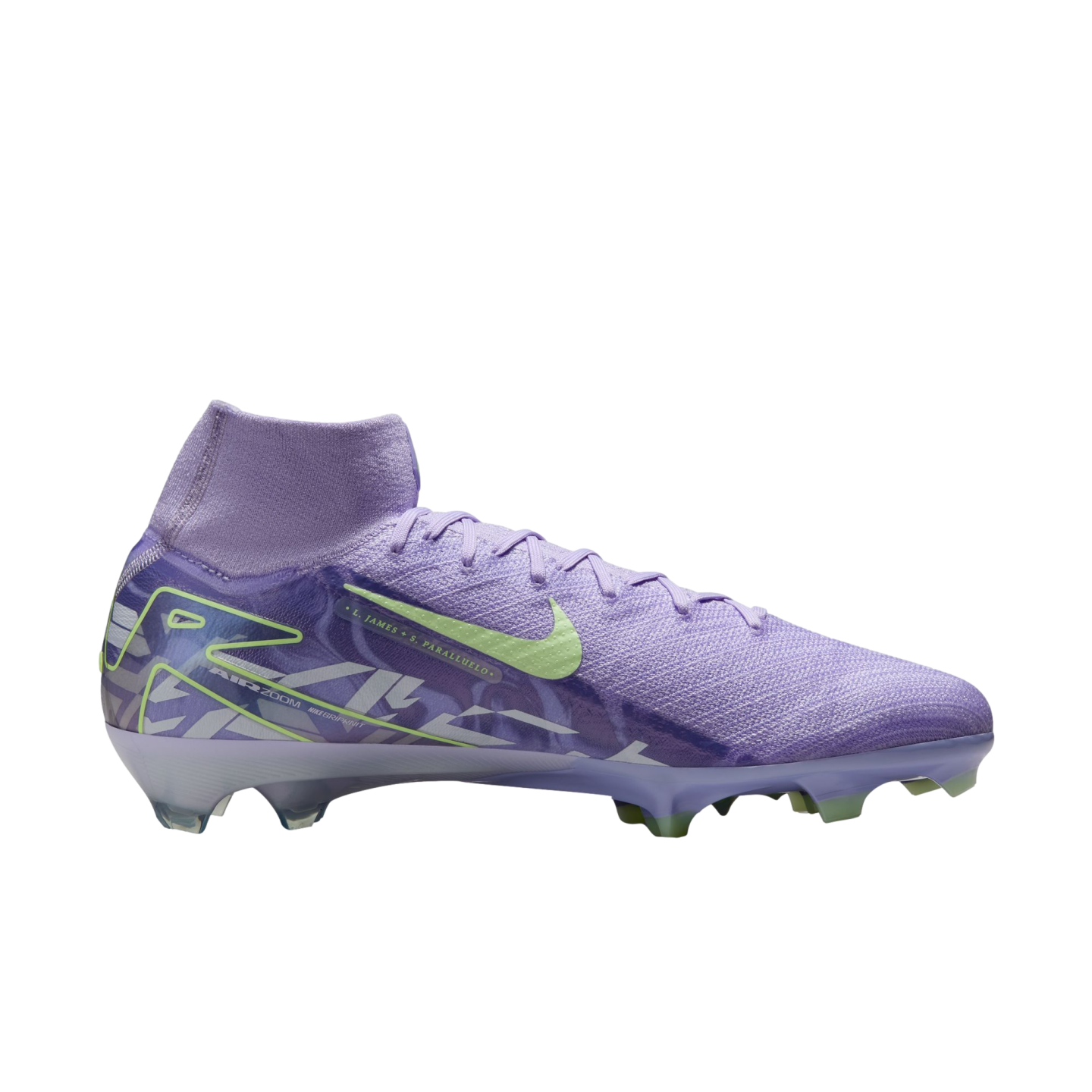 (NIKE-HF1603-500) Botas de fútbol para terreno firme Nike Mercurial Superfly 10 Elite [PURPLE AGATE/BARELY VOLT] (lanzamiento el 5/2/25)