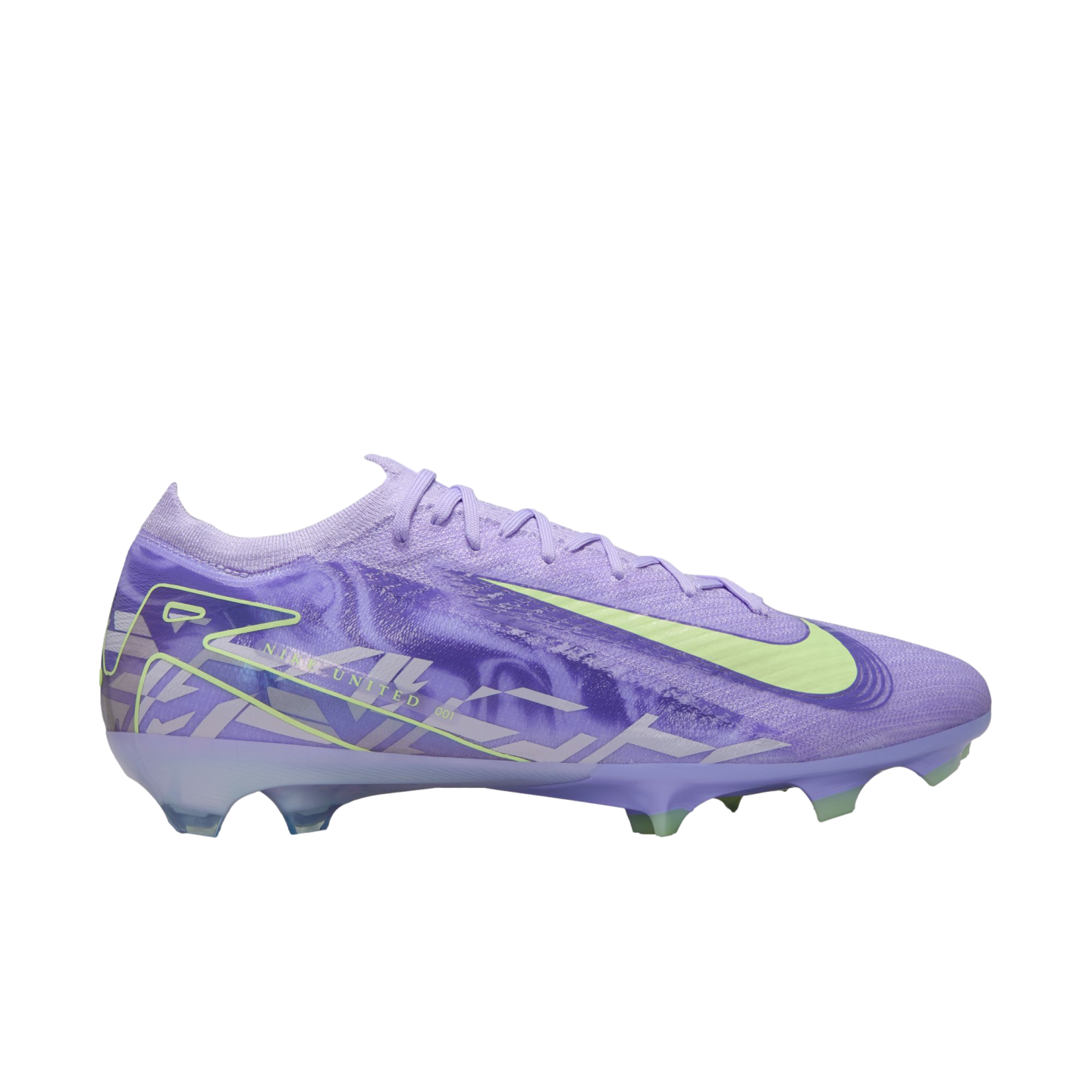 (NIKE-HF1605-500) Botas de fútbol para terreno firme Nike Mercurial Vapor 16 Elite [PURPLE AGATE/BARELY VOLT] (lanzamiento el 5/2/25)