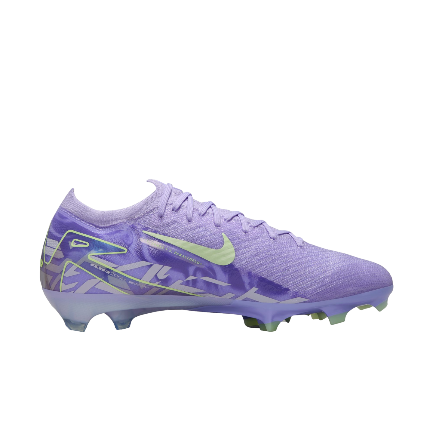 (NIKE-HF1605-500) Botas de fútbol para terreno firme Nike Mercurial Vapor 16 Elite [PURPLE AGATE/BARELY VOLT] (lanzamiento el 5/2/25)