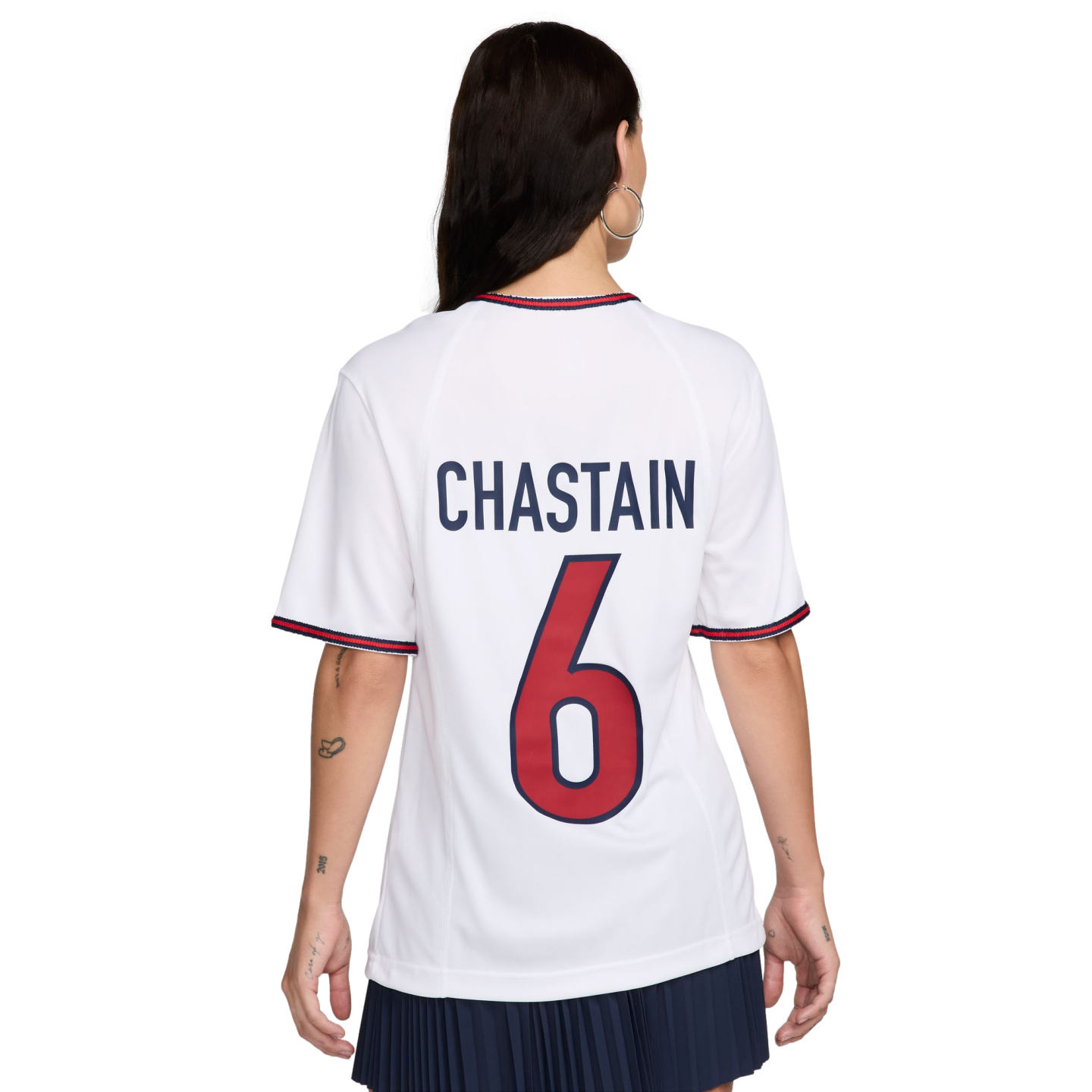 (NIKE-HF2884-101) Camiseta Nike de la selección nacional femenina de Estados Unidos 1999 Brandi Chastain Reissue para mujer