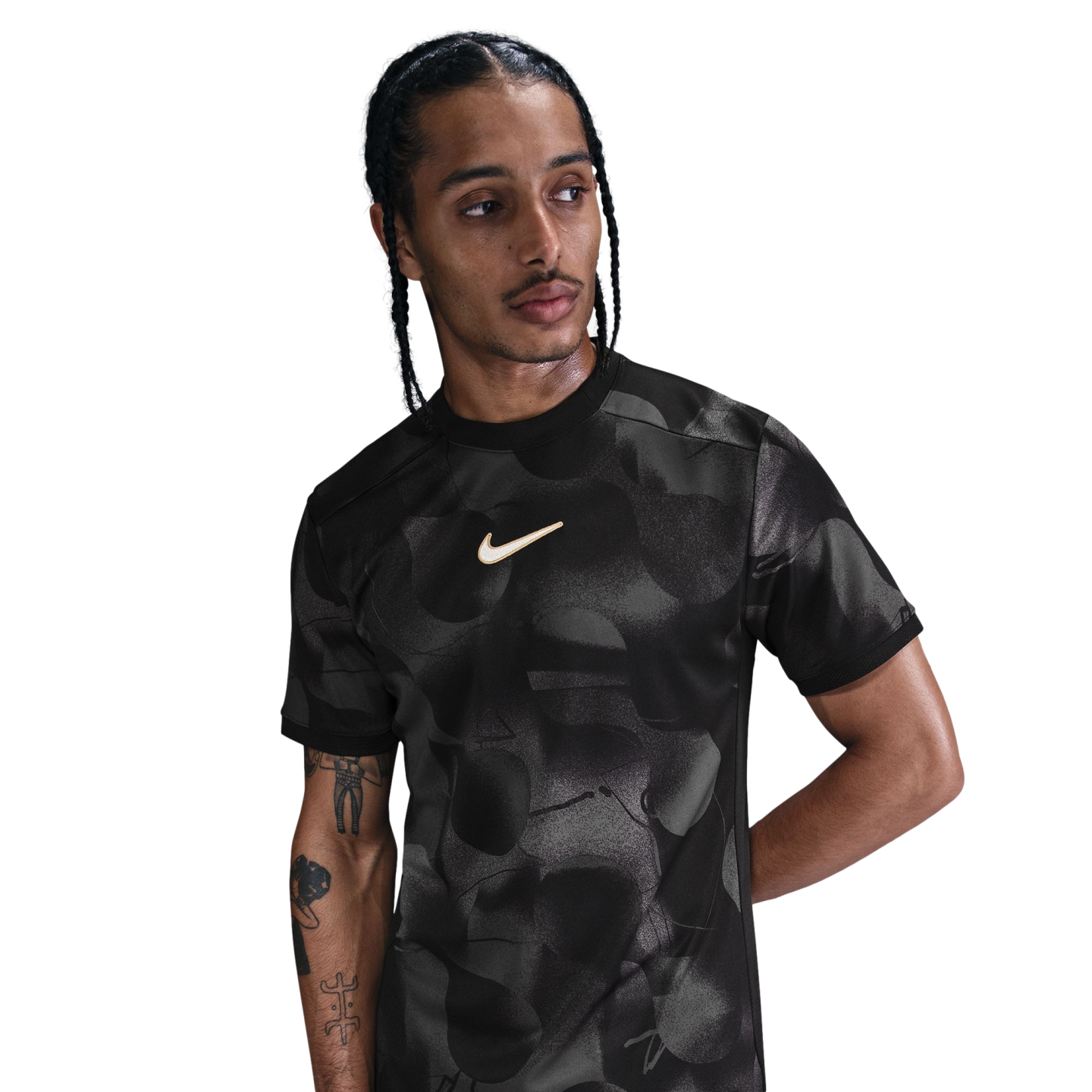 Nike Academy+ Soccer Jersey - Black