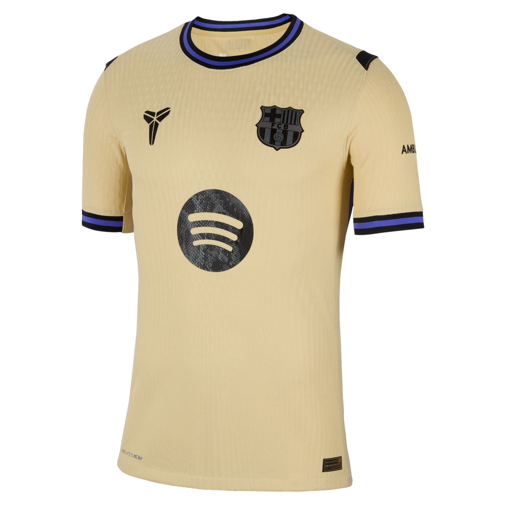 Nike Barcelona 25/26 Authentic Away Jersey Soccer HJ4554-784 Gold