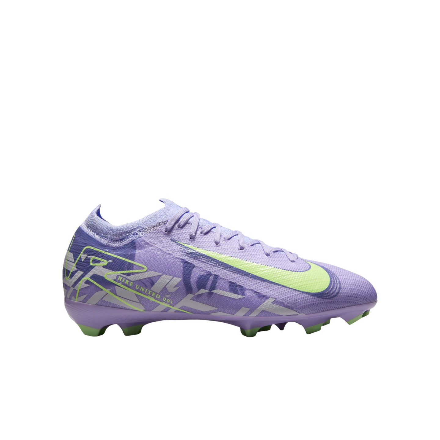 (NIKE-HQ1994-500) Botas de fútbol para terreno firme Nike Mercurial Vapor 16 Pro para jóvenes [PURPLE AGATE/BARELY VOLT] (lanzamiento el 5/2/25)