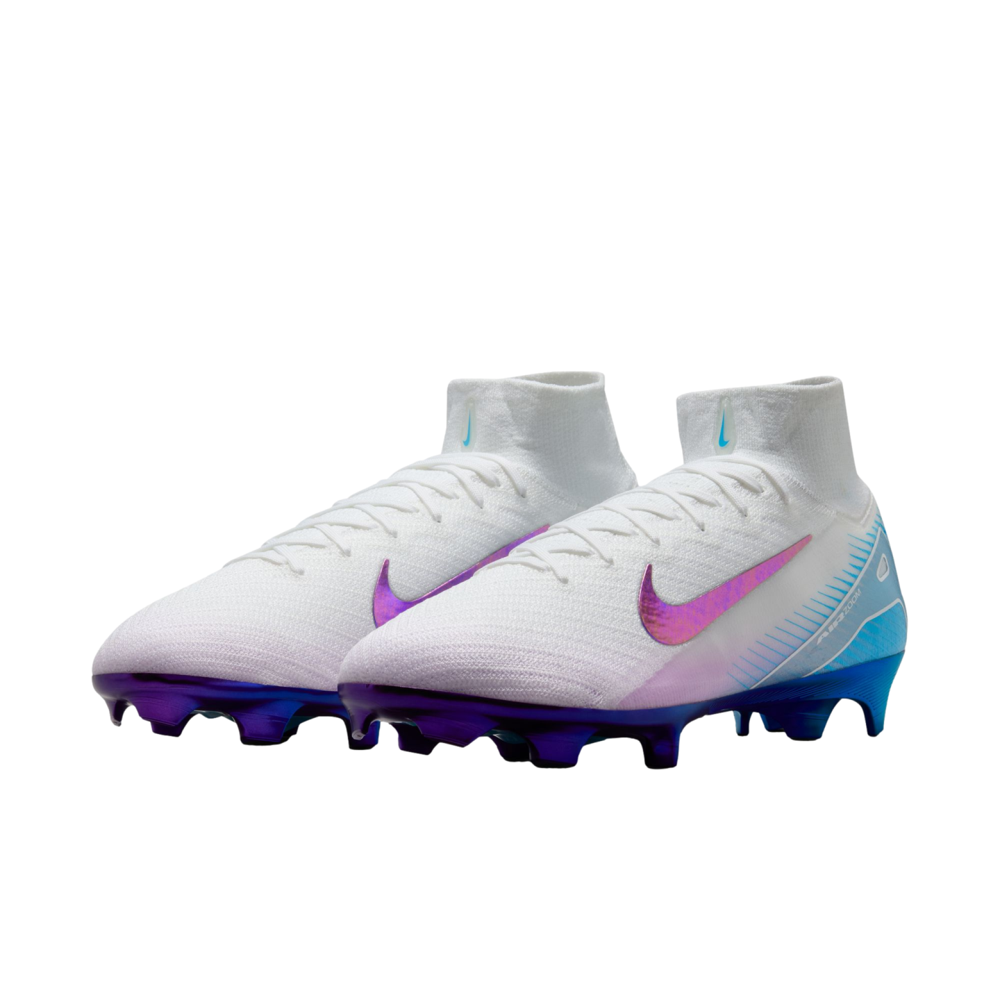 (NIKE-HV4888-100) Botas de fútbol para terreno firme Nike Mercurial Superfly 10 Elite LV8 [BLANCO/MULTICOLOR] (lanzamiento el 10/3/25)