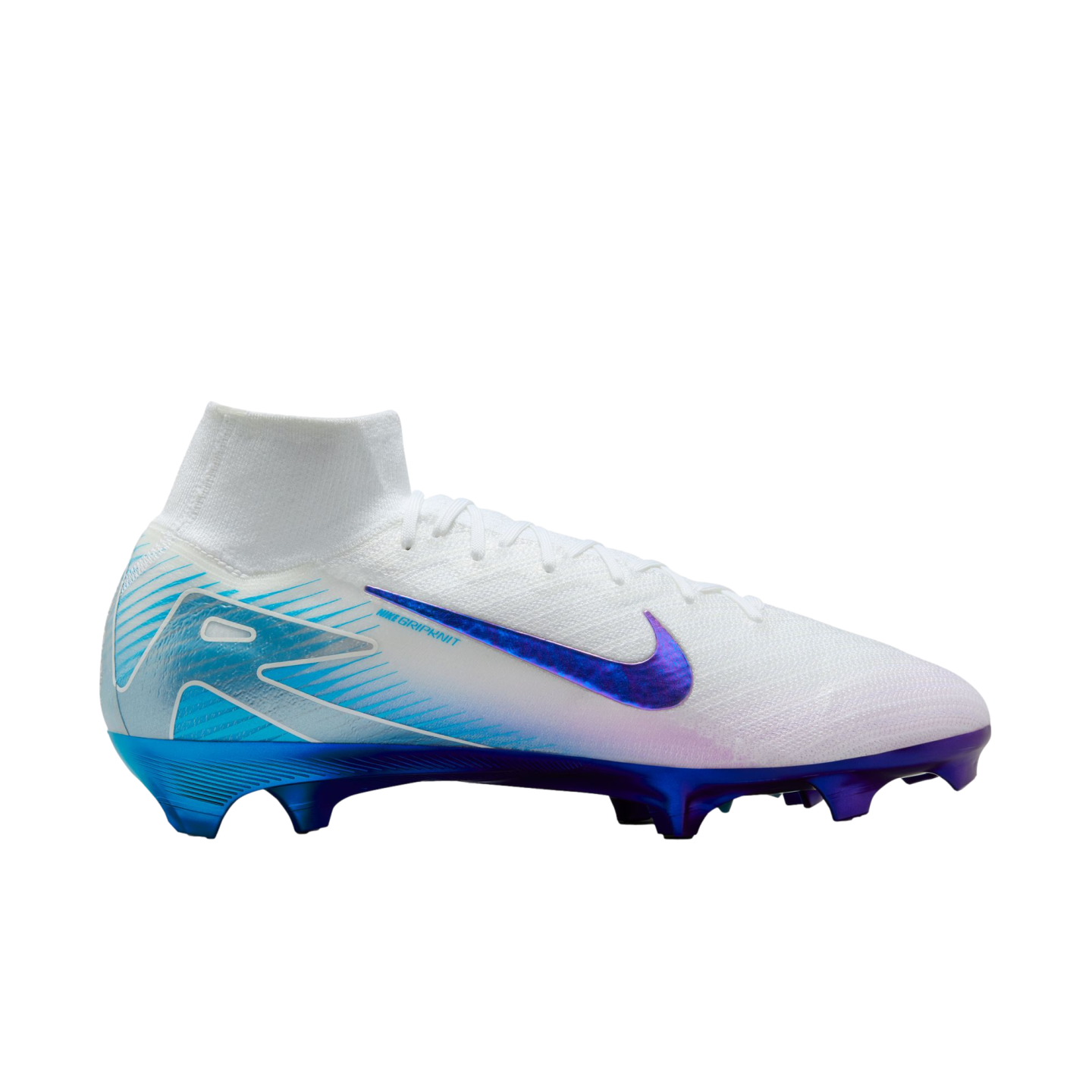 (NIKE-HV4888-100) Botas de fútbol para terreno firme Nike Mercurial Superfly 10 Elite LV8 [BLANCO/MULTICOLOR] (lanzamiento el 10/3/25)