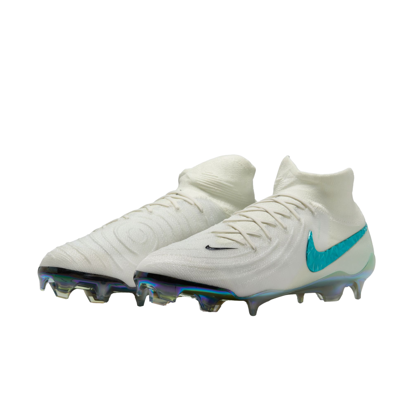 (NIKE-HV4891-100) Botas de fútbol para terreno firme Nike Phantom Luna 2 Elite LV8 [BLANCO/MULTICOLOR] (lanzamiento el 10/3/25)