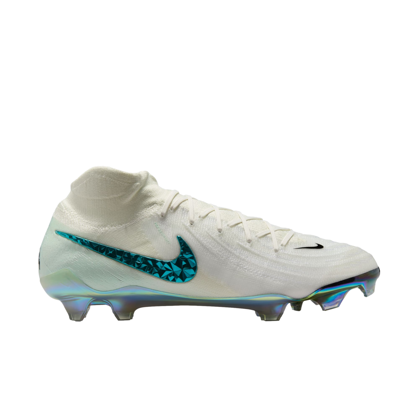 (NIKE-HV4891-100) Botas de fútbol para terreno firme Nike Phantom Luna 2 Elite LV8 [BLANCO/MULTICOLOR] (lanzamiento el 10/3/25)