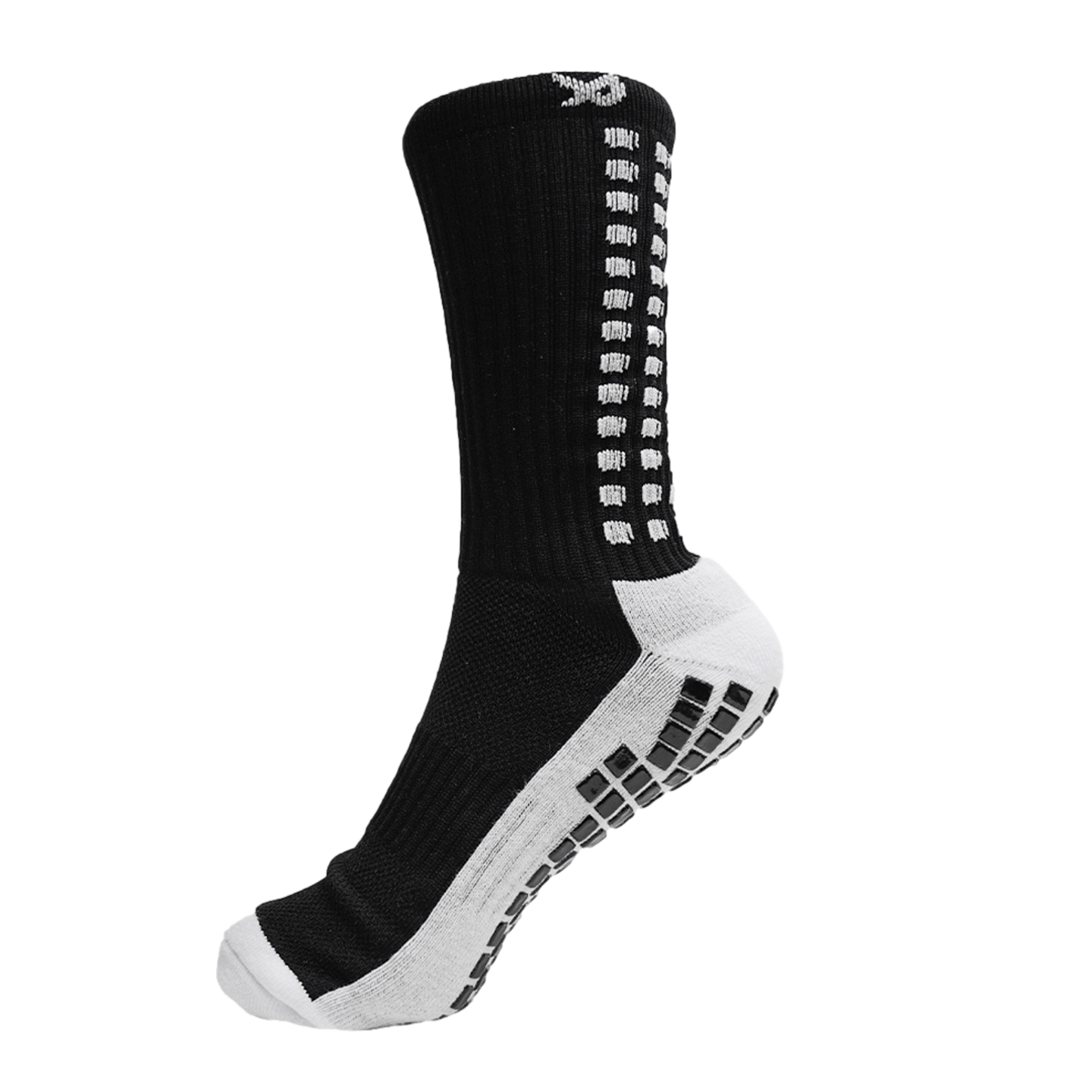 Lux Soccer Grip Calf Socks - Black EB-LU-203