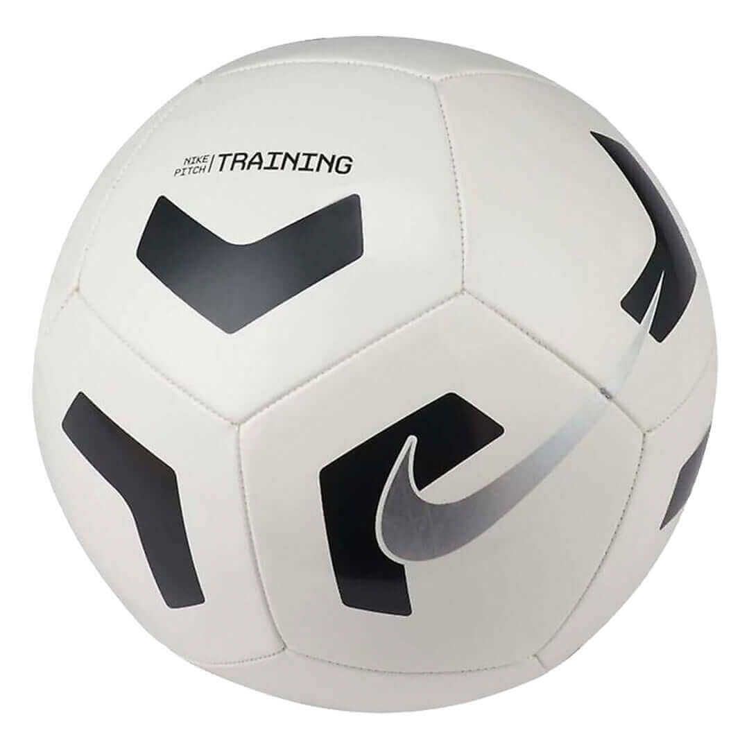 (NIKE-CU8034-100) Nike Pitch Training Soccer Ball [white/black/silver]