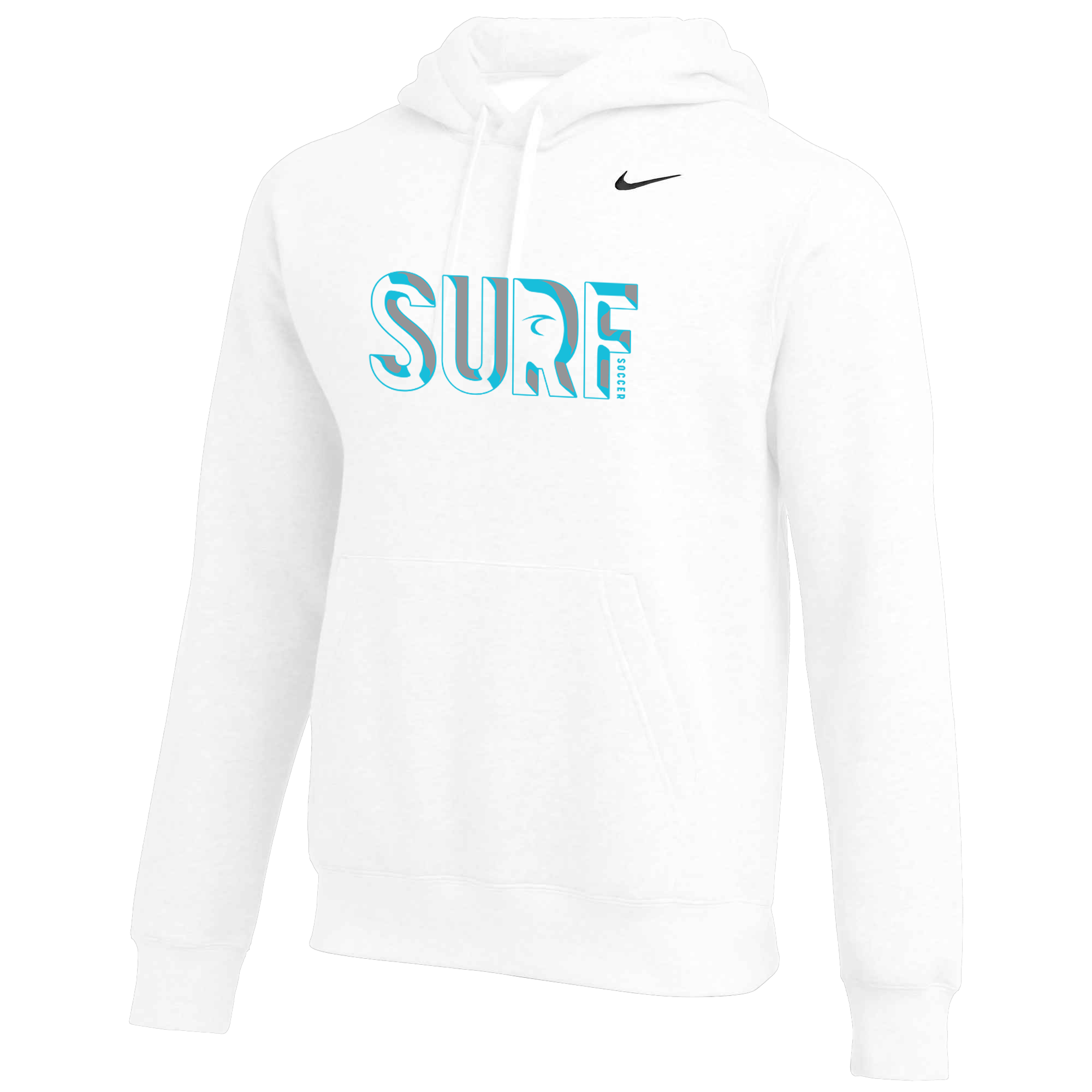 Nike Team Club Fleece Hoodie - White