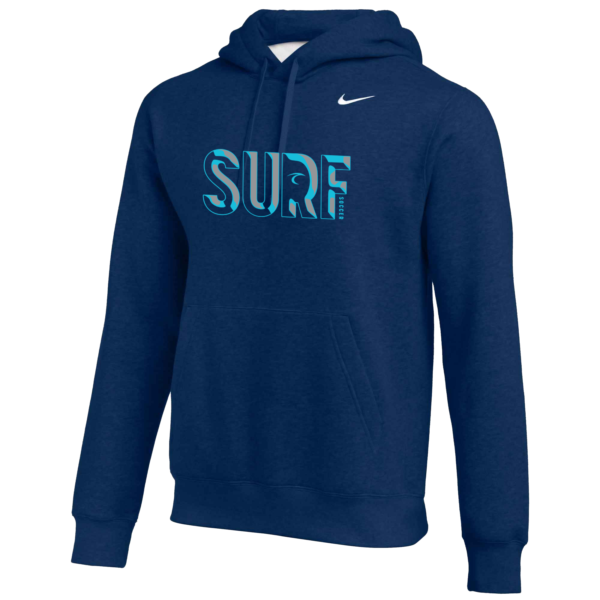 Nike Team Club Fleece Hoodie - Navy Blue