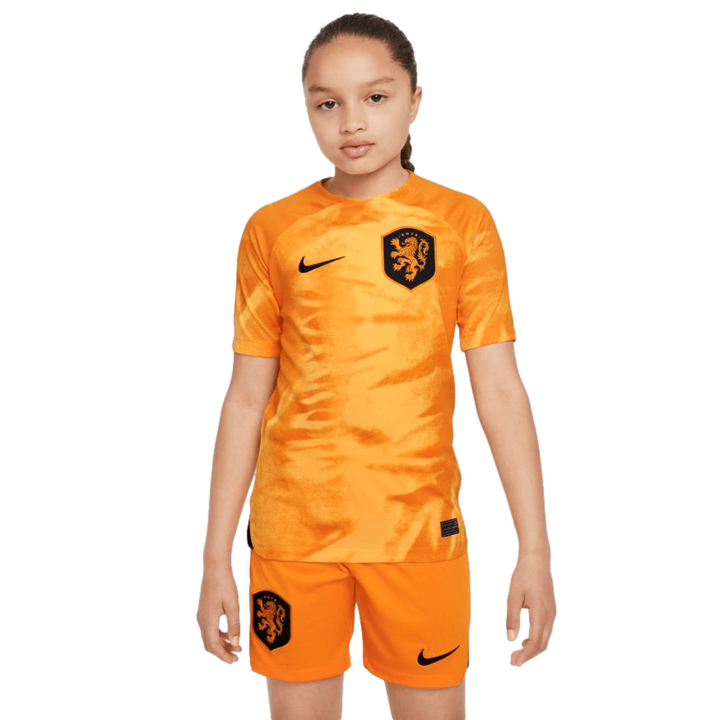 Camiseta local juvenil Nike Holanda 2022