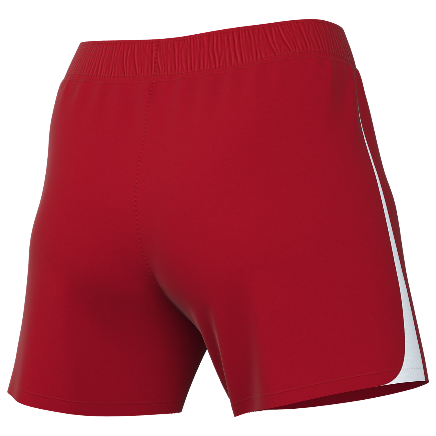 (NIKE-DR0965-657) Pantalones cortos de punto Nike Dri-FIT League 3 para mujer [ROJO UNIVERSITARIO/BLANCO/BLANCO]