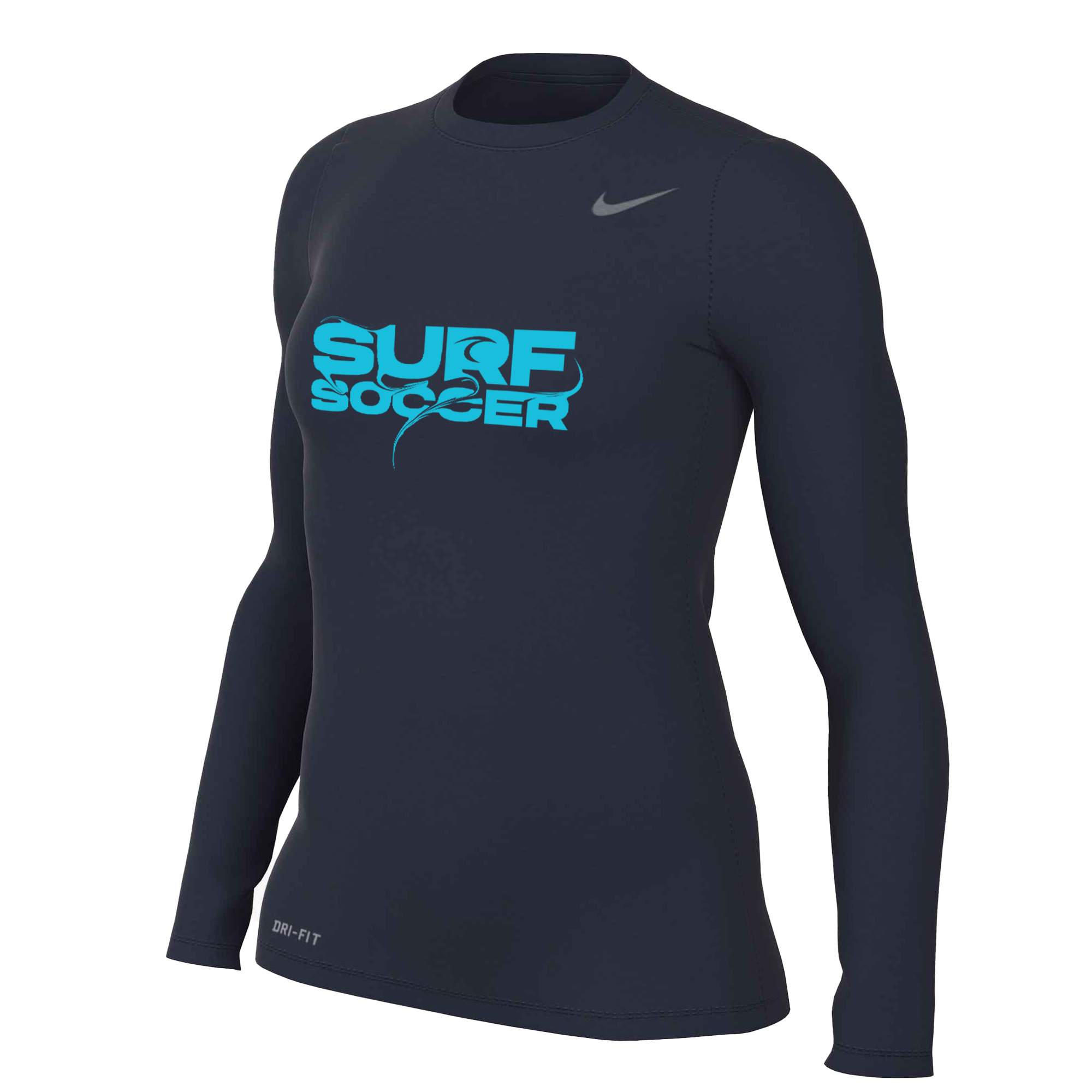 Nike Women's Surf Legend Long Sleeve Tee - Navy Blue