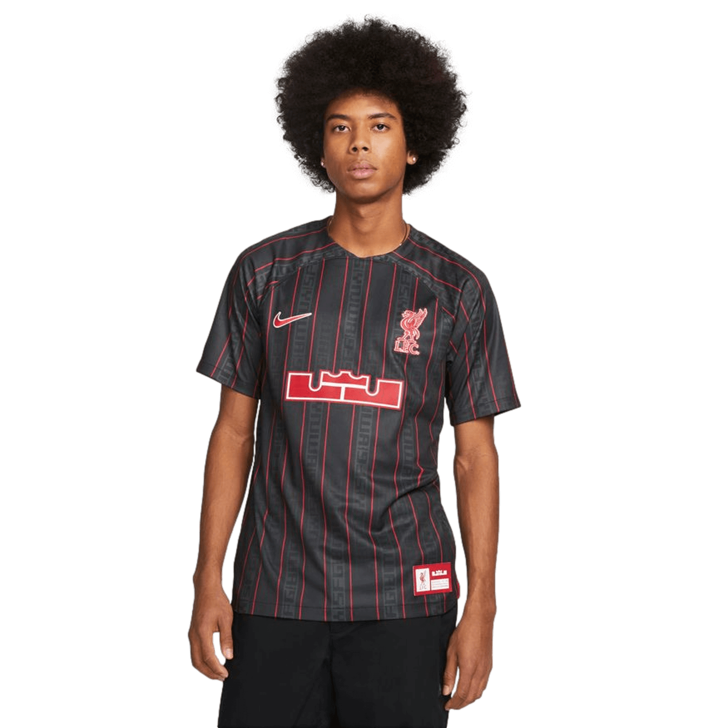 Nike Liverpool x Lebron 22/23 Special Edition Soccer Jersey - Black