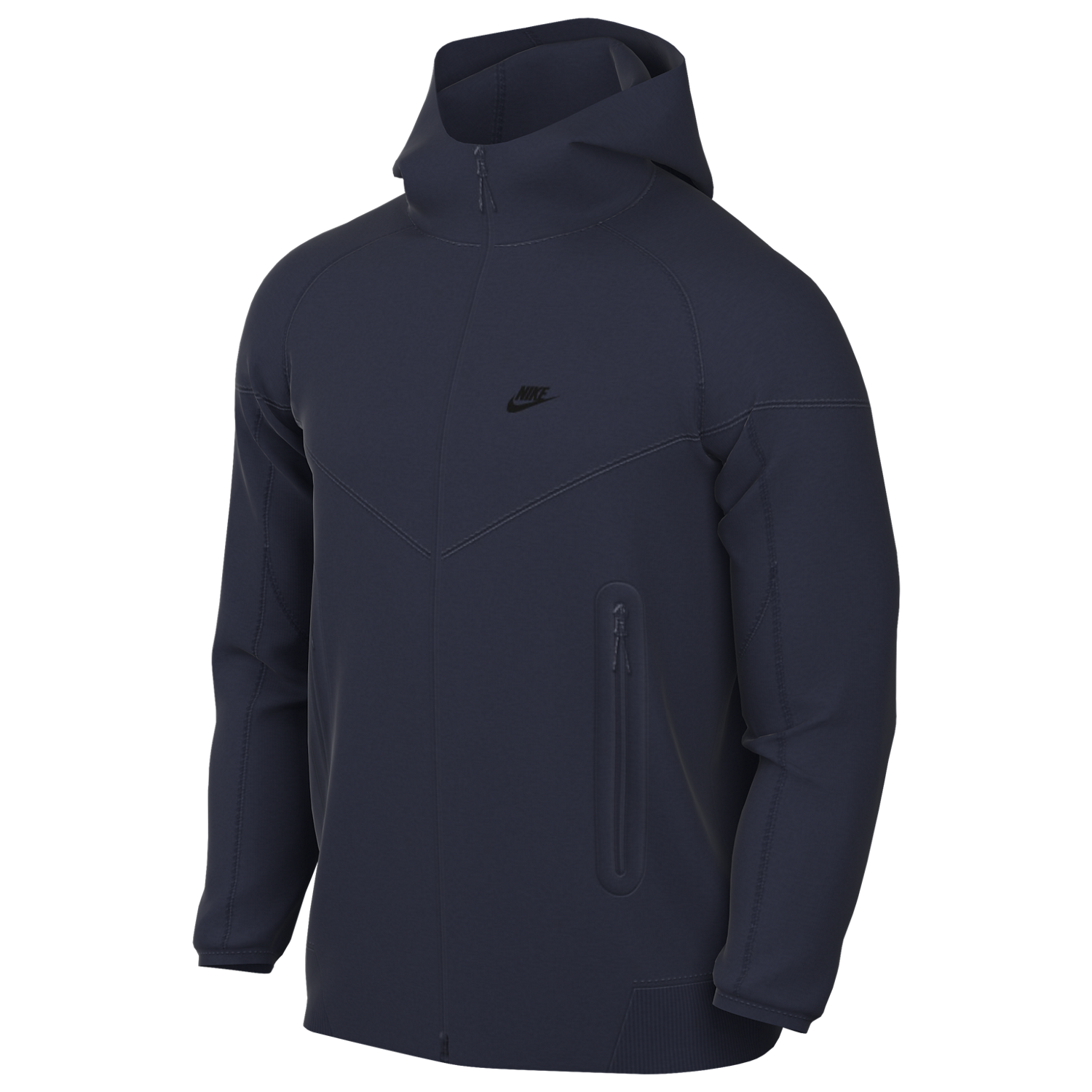 Nike Team Tech Fleece Windrunner Full Zip Hoodie - Black