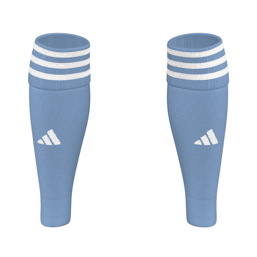 adidas Team 23 Calf Sleeve - Light Grey/White