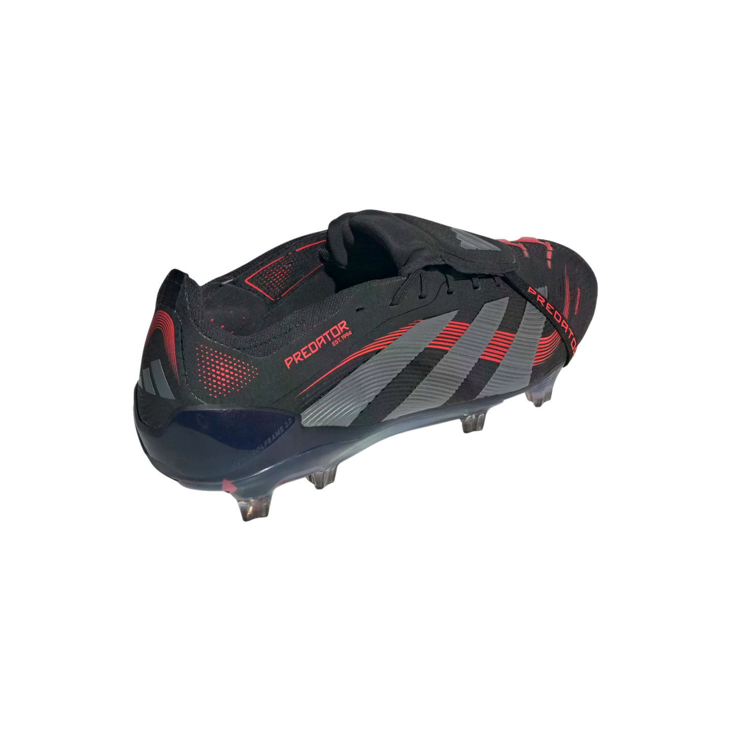 Botas de fútbol Adidas Predator Elite con lengüeta plegable para terreno firme