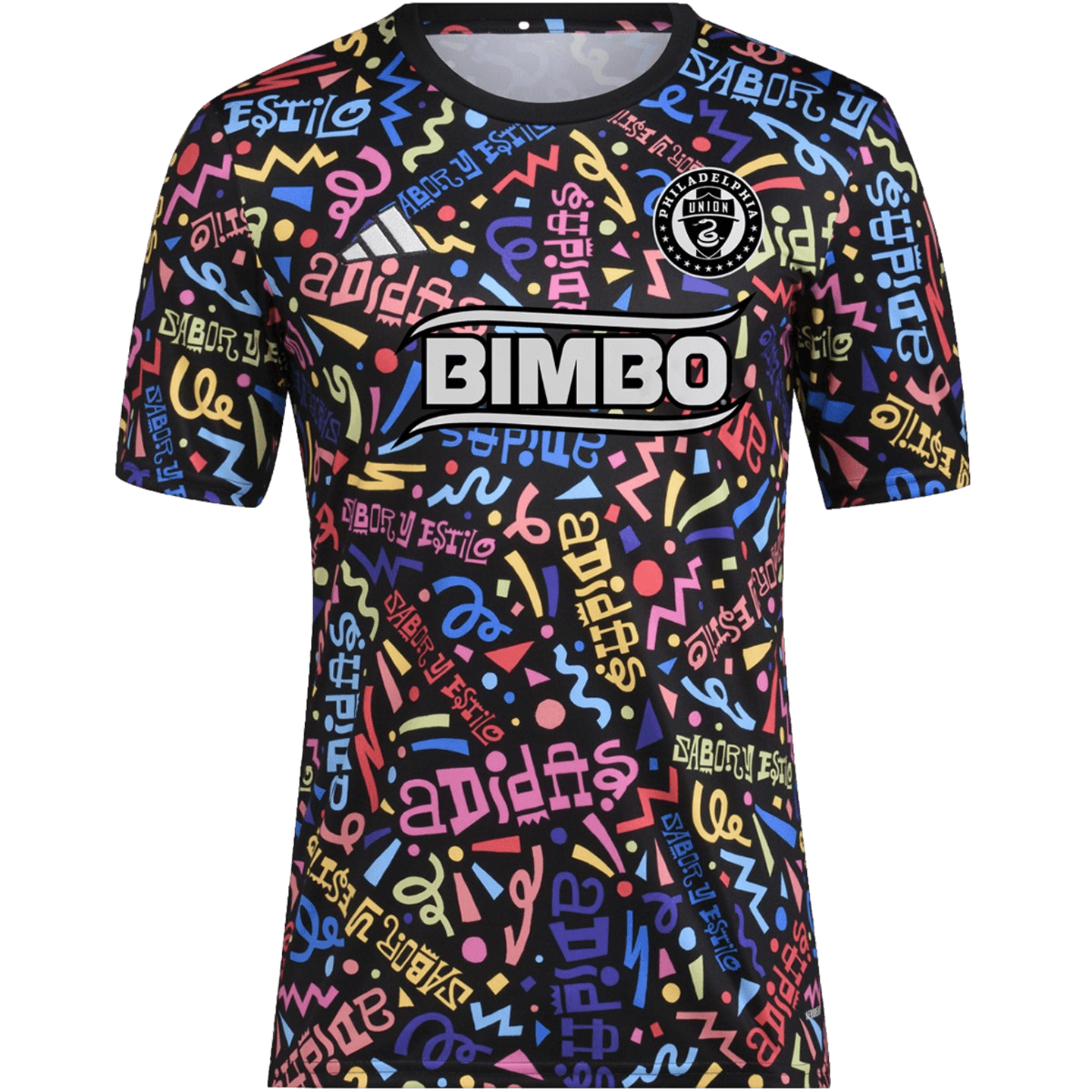 Camiseta prepartido del Mes de la Herencia Hispana de Philadelphia Union de Adidas