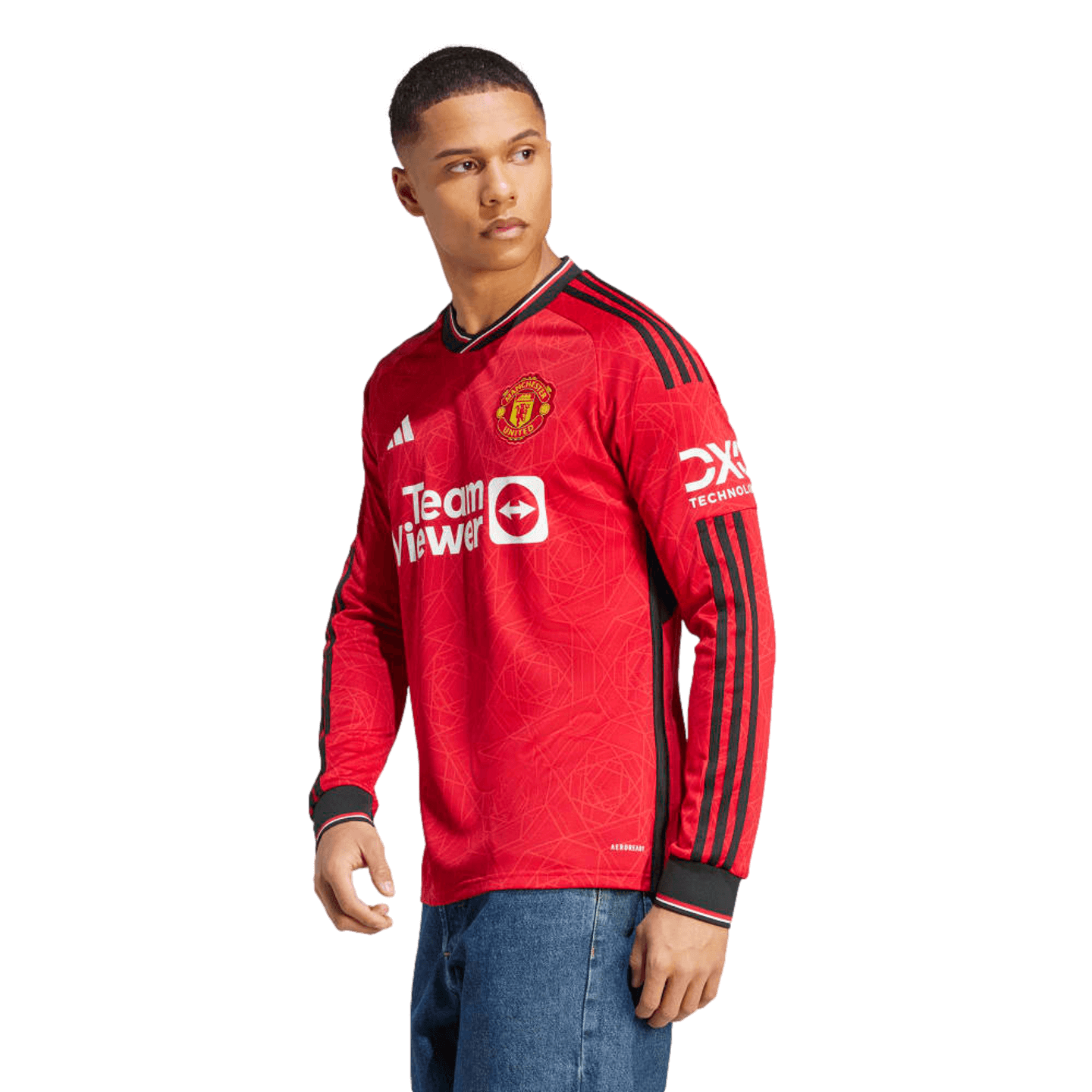 Adidas Manchester United 23/24 Long Sleeve Home Jersey