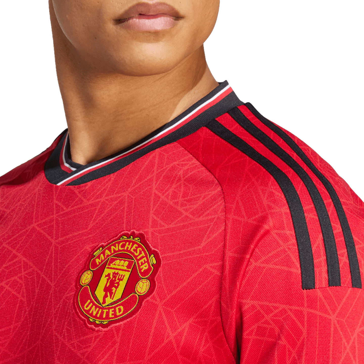 Camiseta local de manga larga Adidas Manchester United 23/24