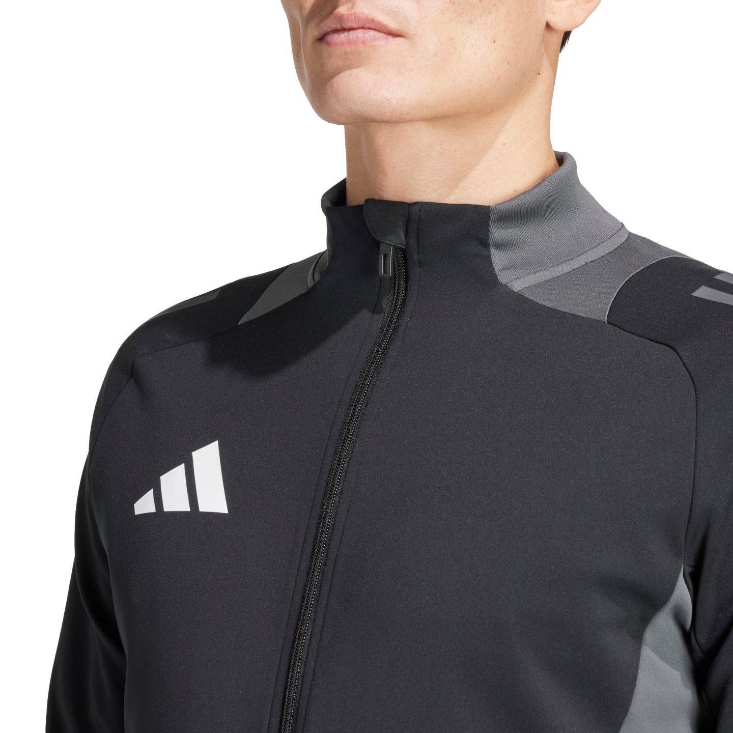 (ADID-IP1870) Chaqueta de entrenamiento de competición Adidas Tiro 24 [NEGRO, TMDRGR]