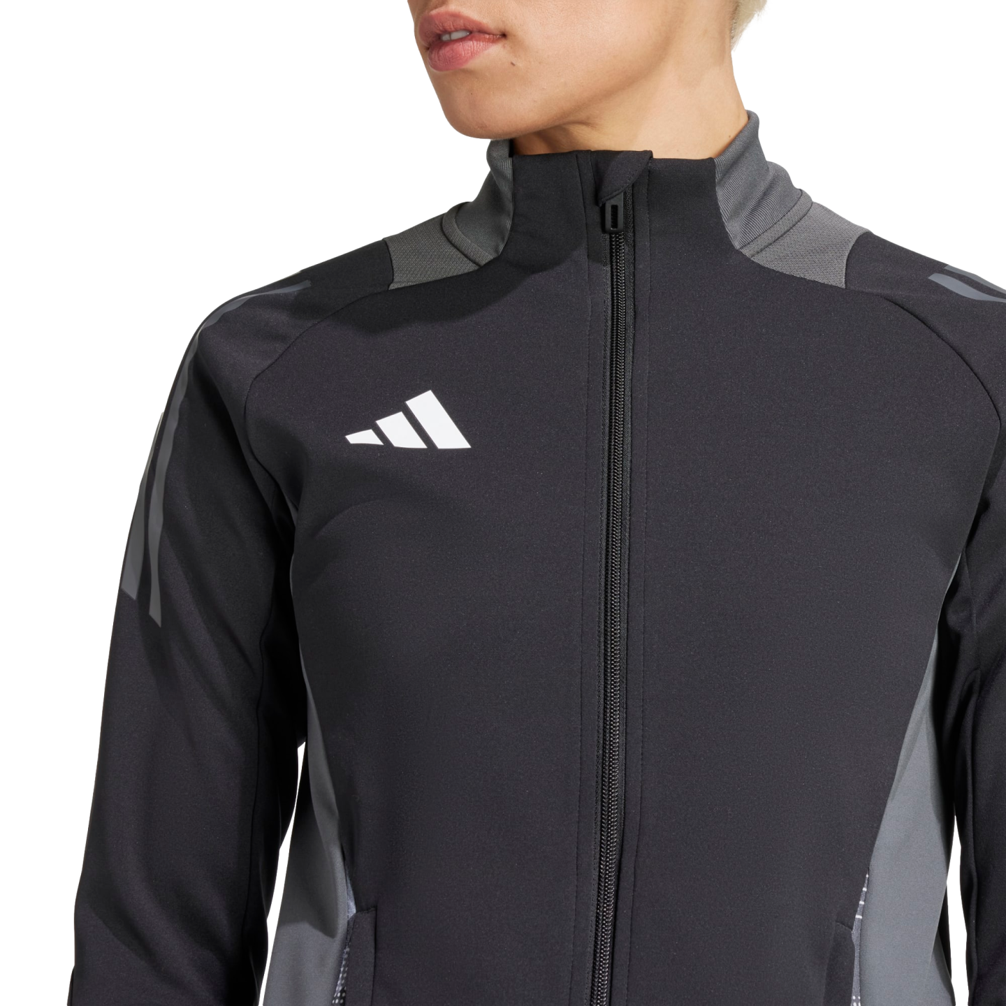 (ADID-IP7595) Chaqueta de entrenamiento para mujer Adidas Tiro 24 Competition [NEGRO, TMDRGR]