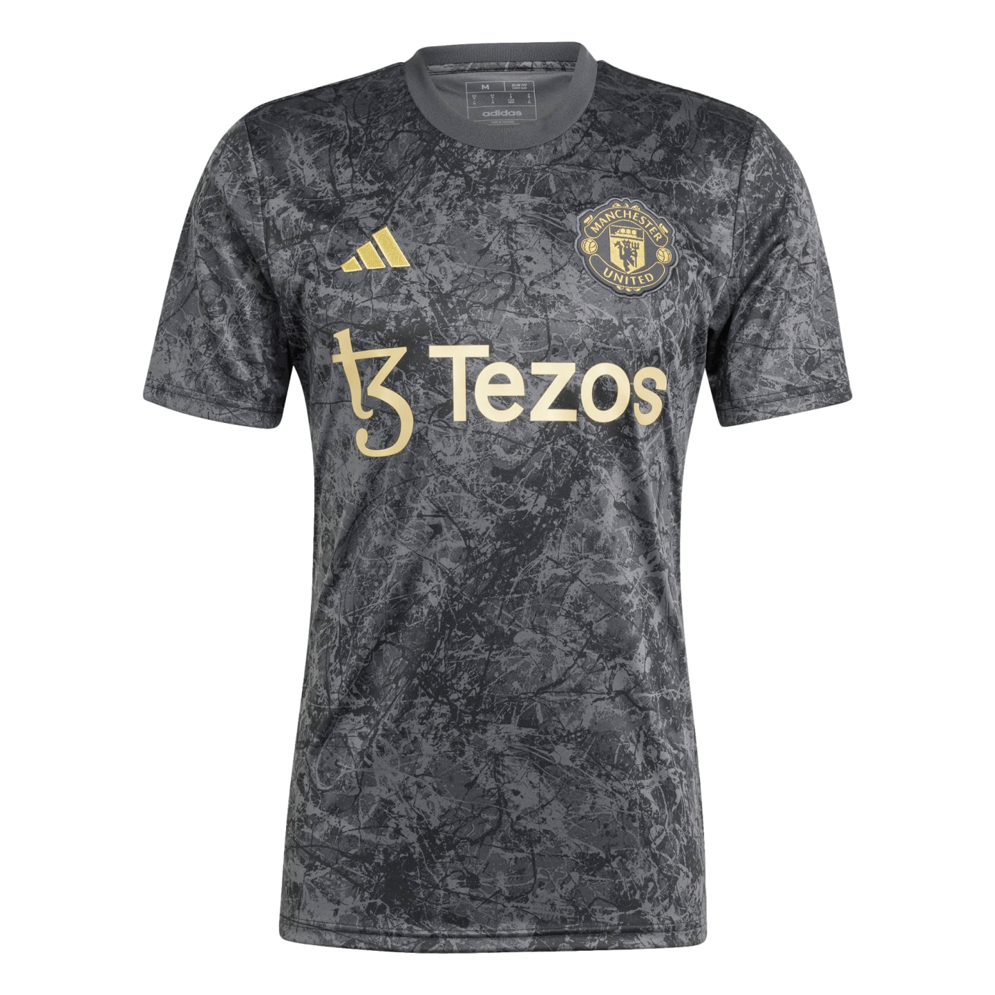 Camiseta de prepartido Stone Roses del Manchester United de Adidas