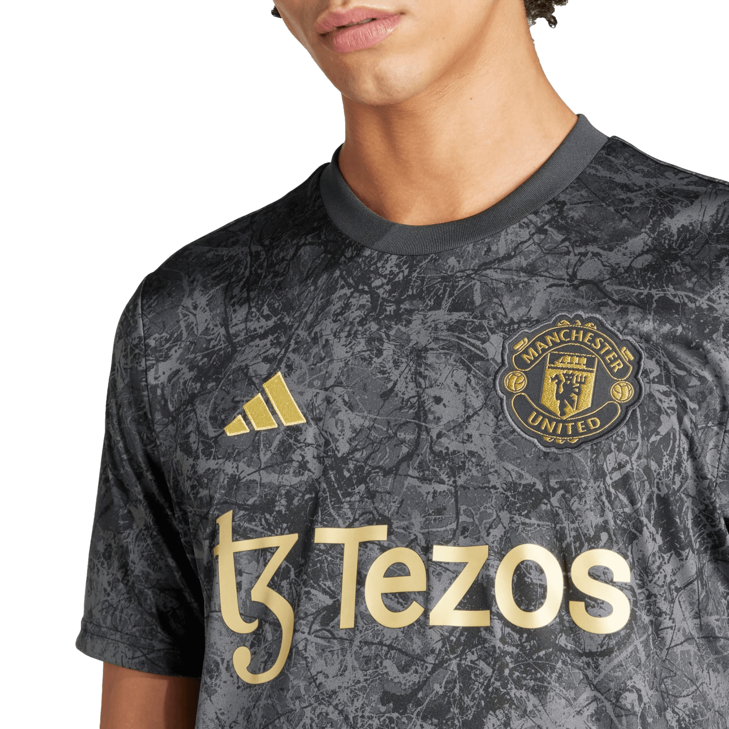 Adidas Manchester United Stone Roses Pre-Match Jersey