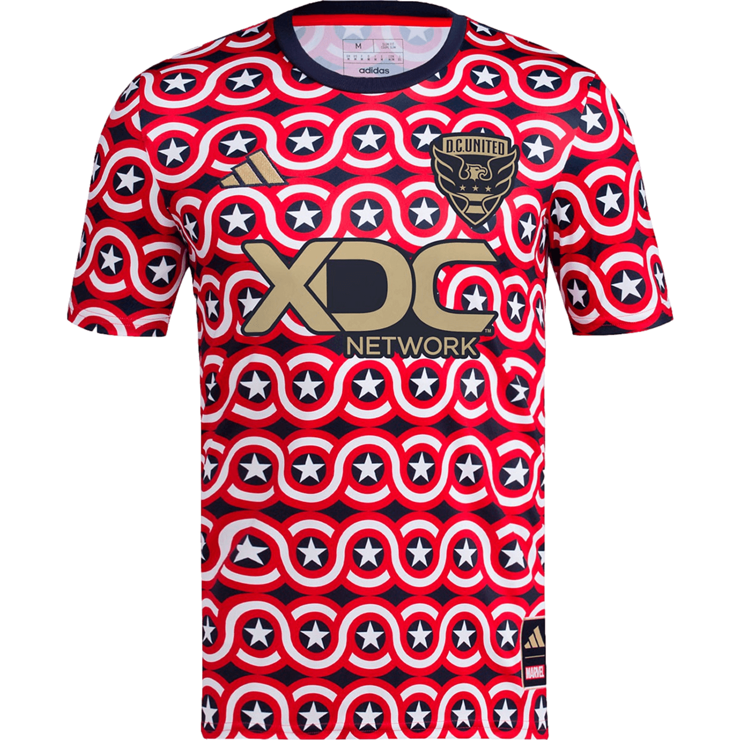 Adidas DC United Captain America Pre-Match Jersey