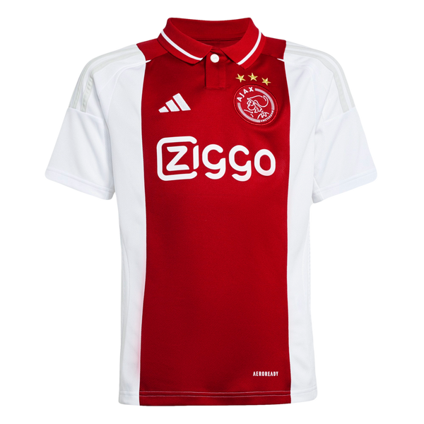 Adidas Ajax 24/25 Youth Home Jersey Soccer IT3481 White