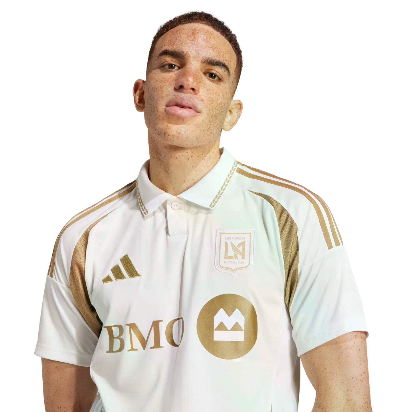 (ADID-IV9857) Camiseta visitante Adidas Los Angeles FC 25/26 [BLANCA] (lanzamiento el 14/2/25)