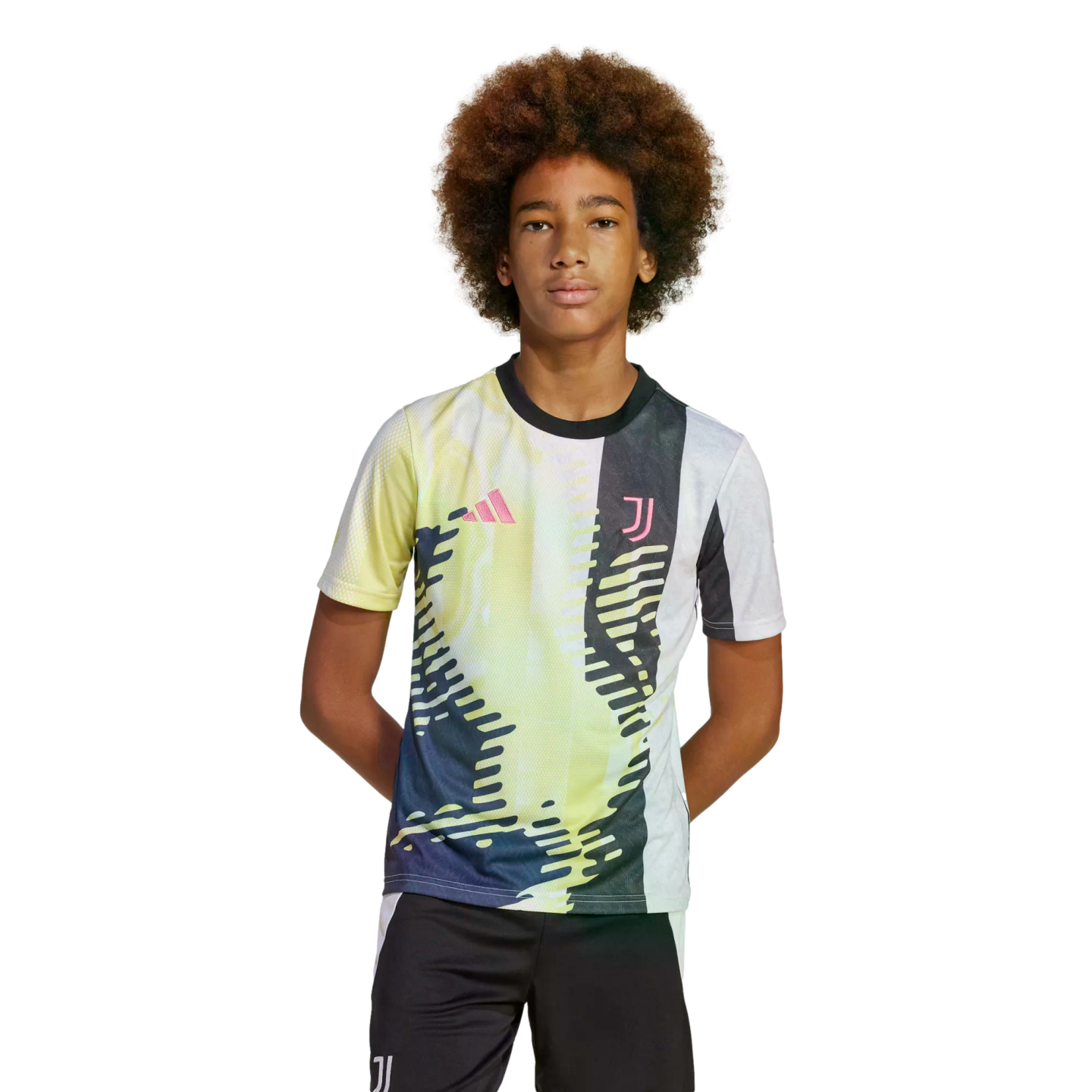 Camiseta juvenil prepartido de la Juventus de Adidas