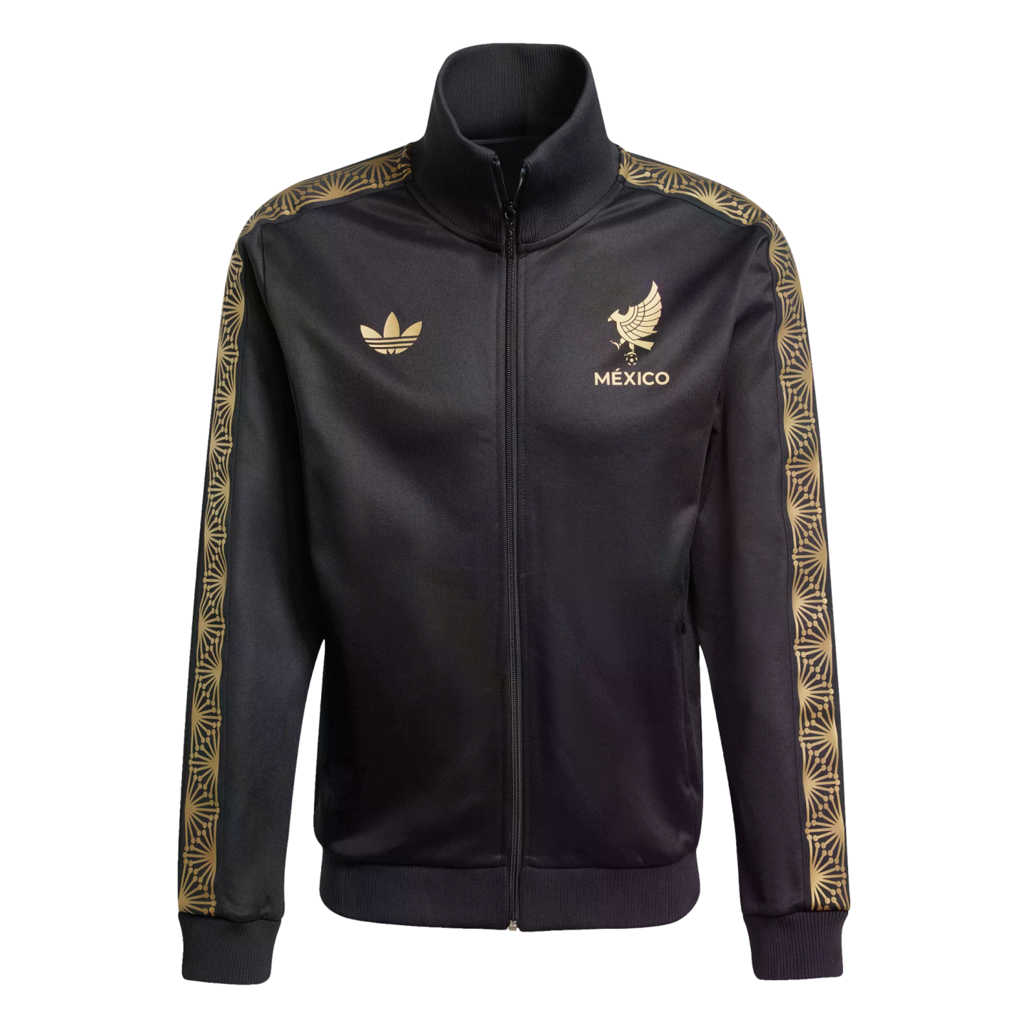 (ADID-JE5335) Chaqueta deportiva Adidas Mexico [NEGRO]