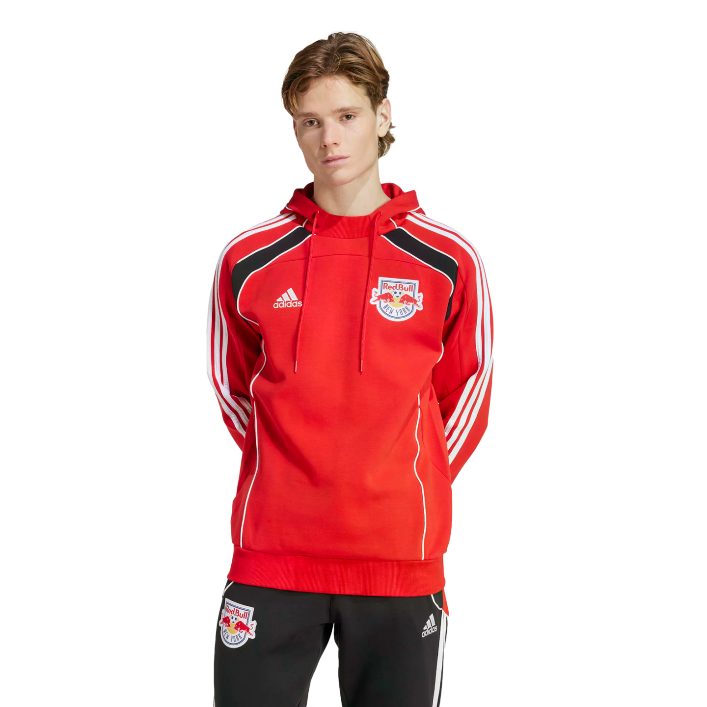 Sudadera con capucha de viaje Adidas New York Red Bulls