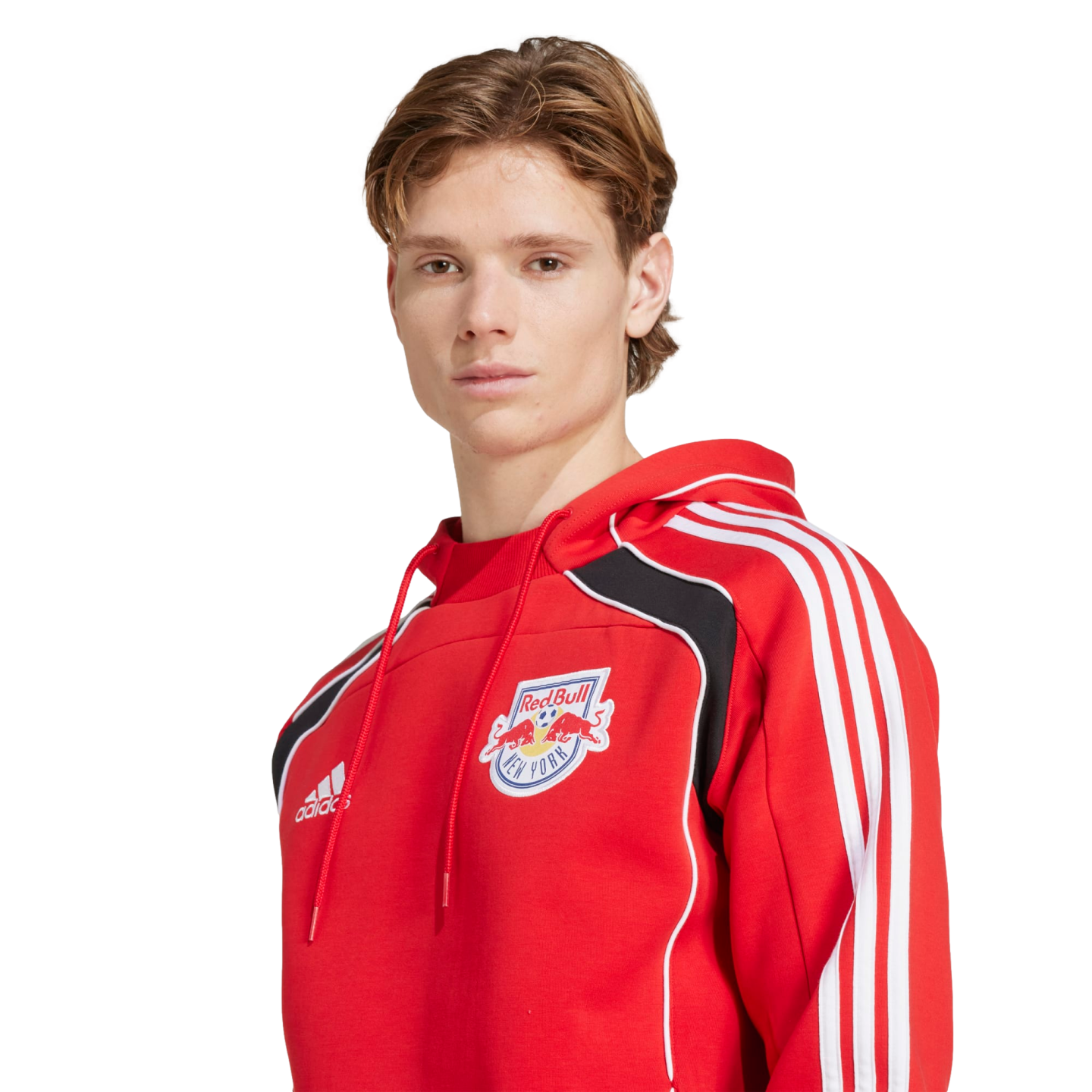 Sudadera con capucha de viaje Adidas New York Red Bulls